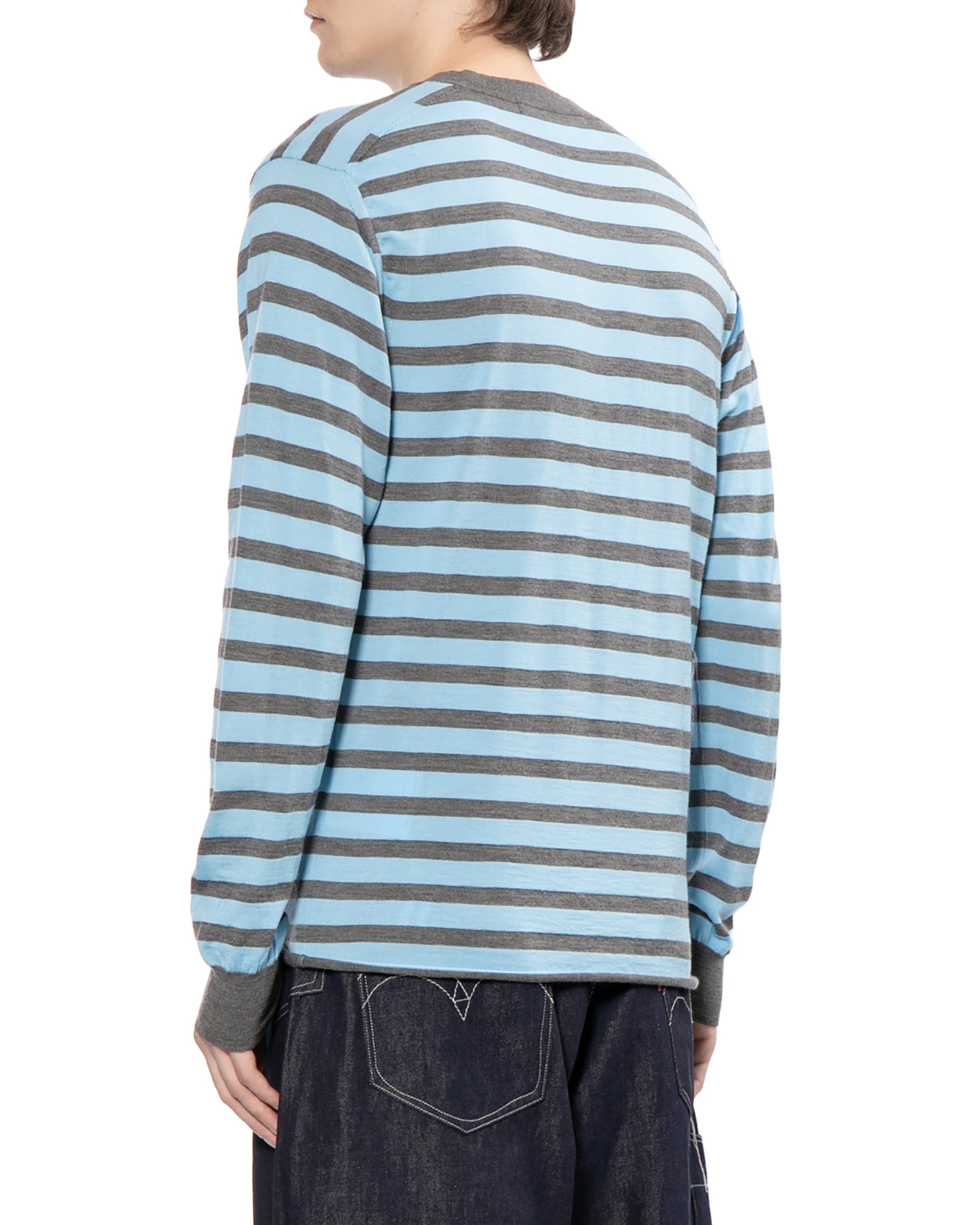 Striped long-tee