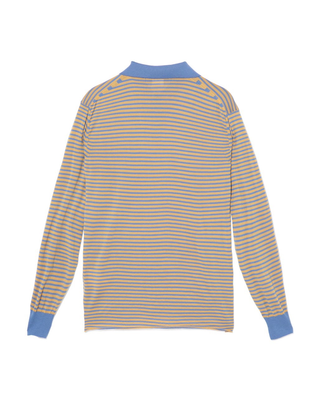 Striped knit polo