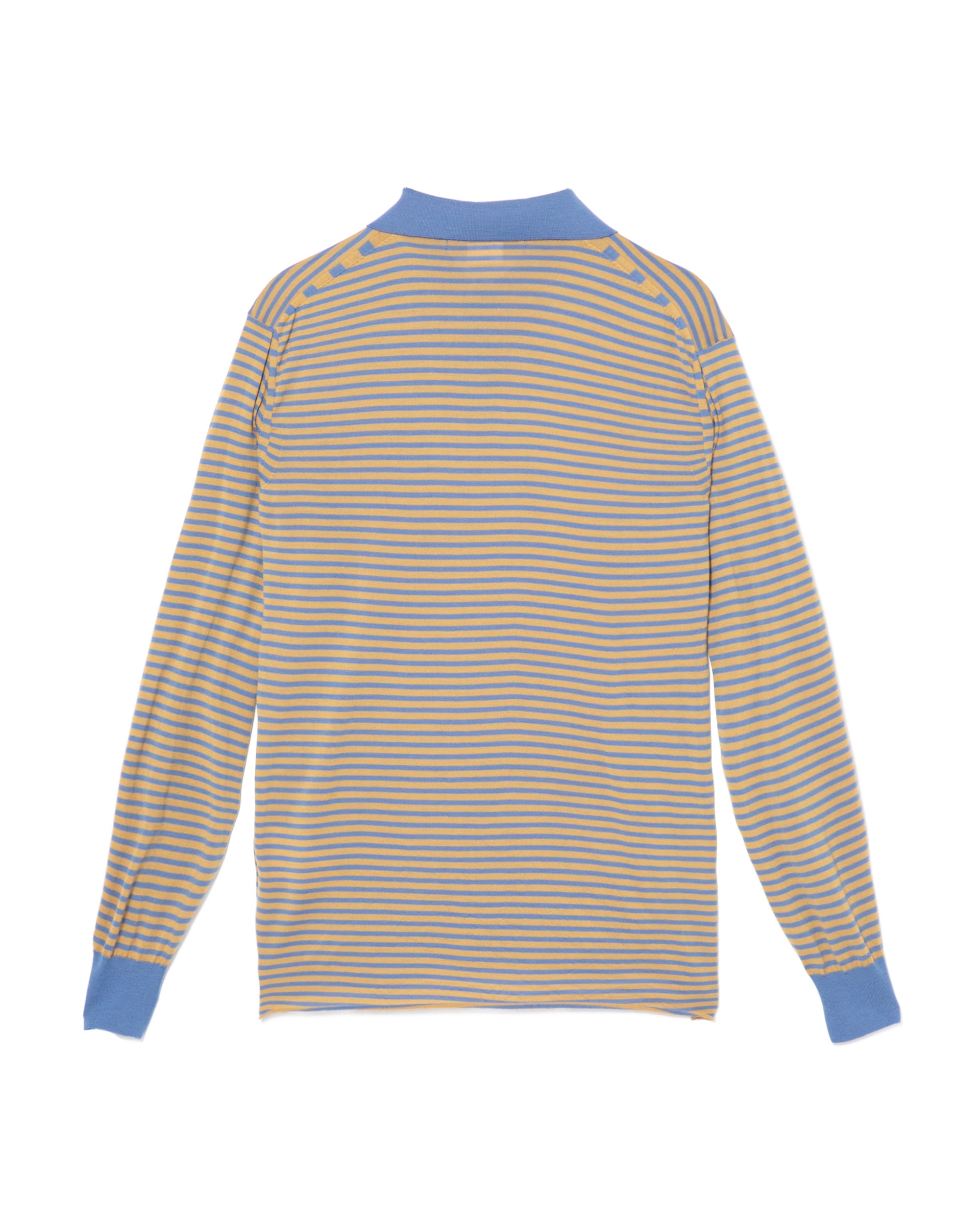 Striped knit polo