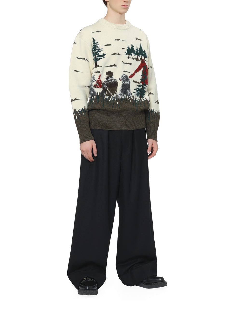 Graphic sweater