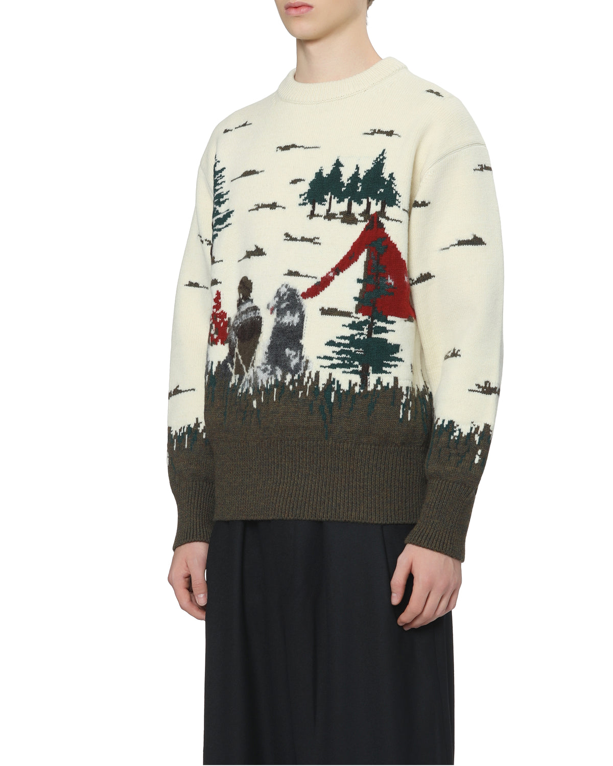 Graphic sweater