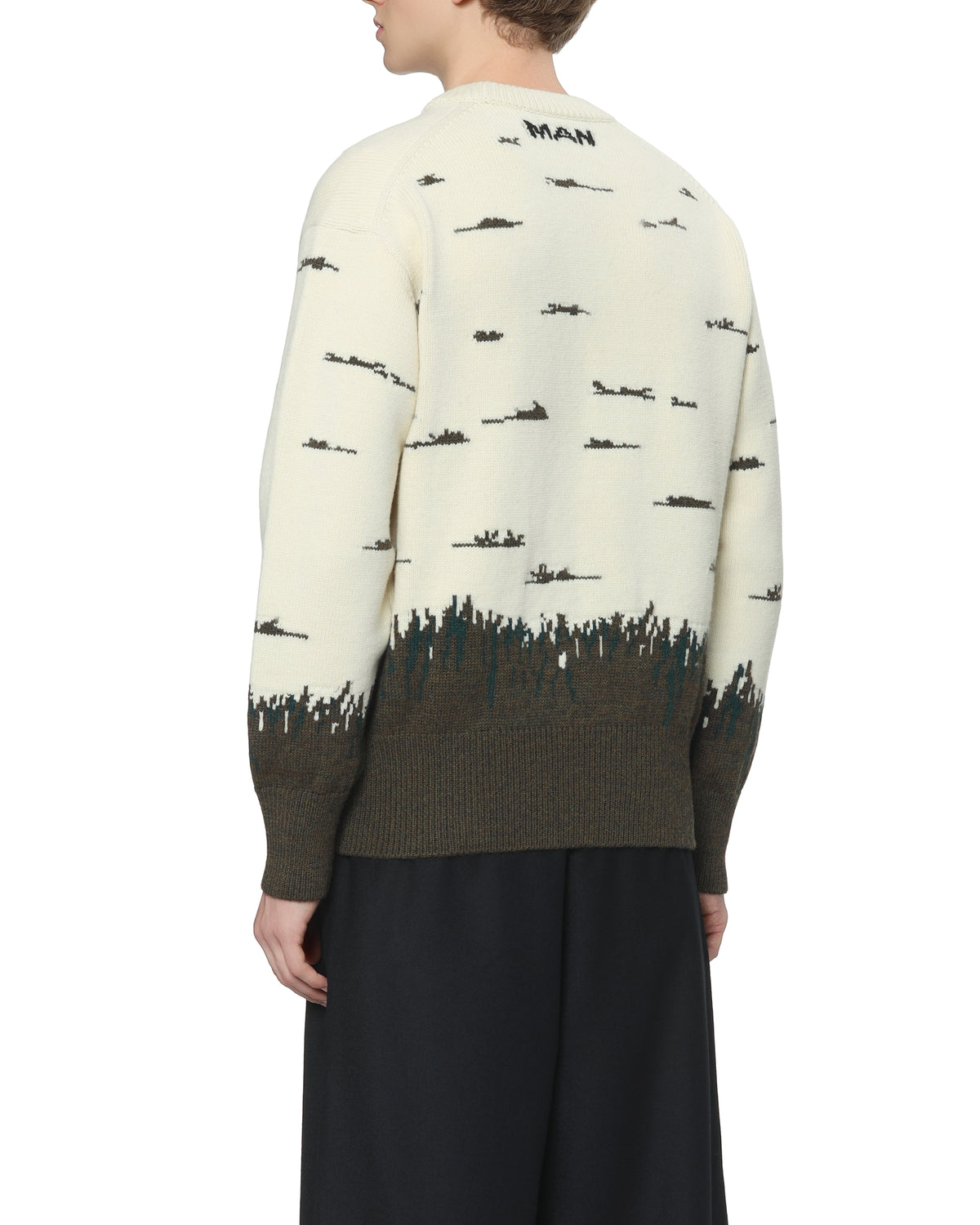 Graphic sweater