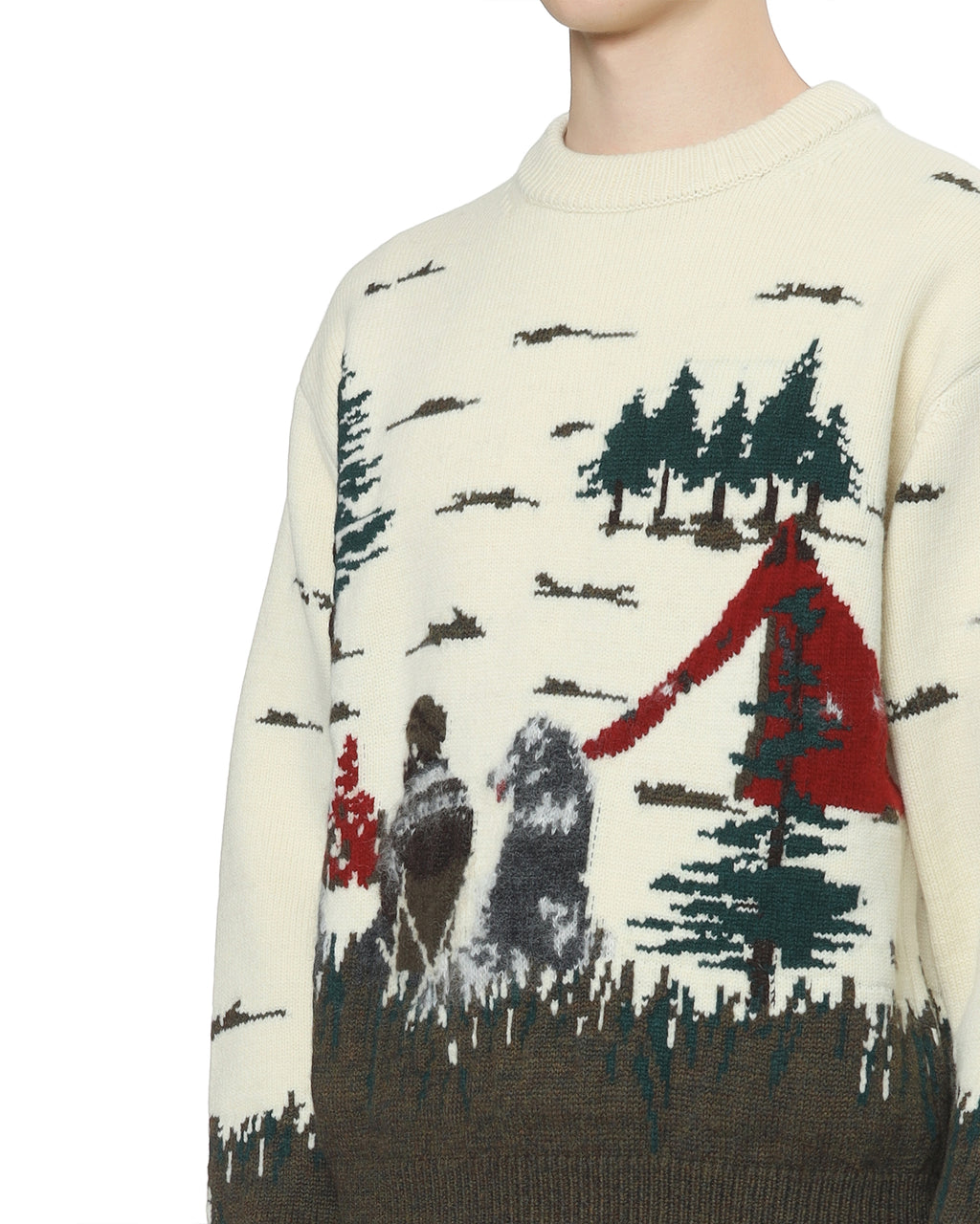 Graphic sweater