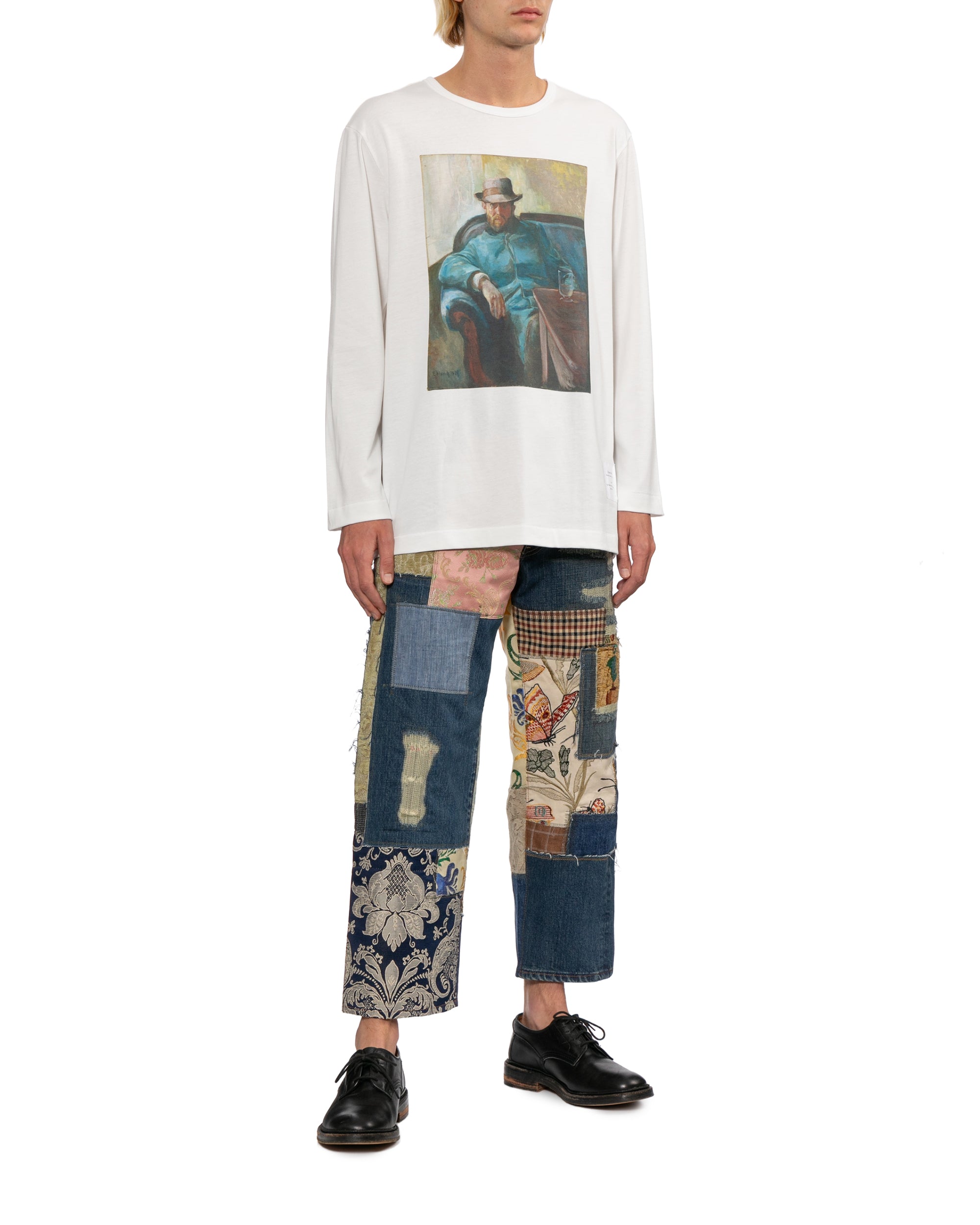 Printed long sleeve tee