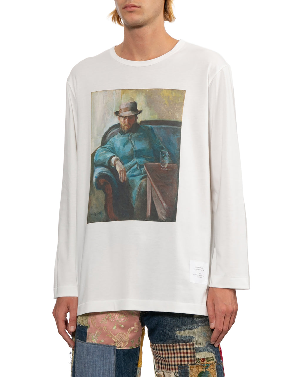 Printed long sleeve tee
