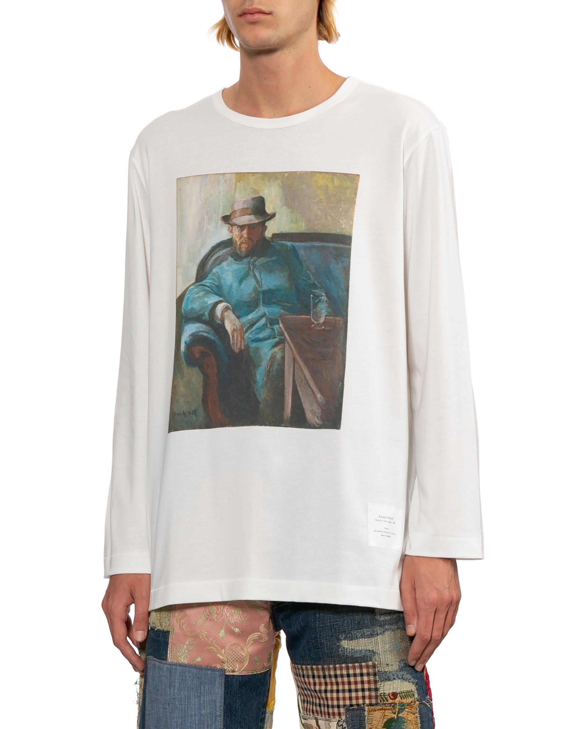 Printed long sleeve tee