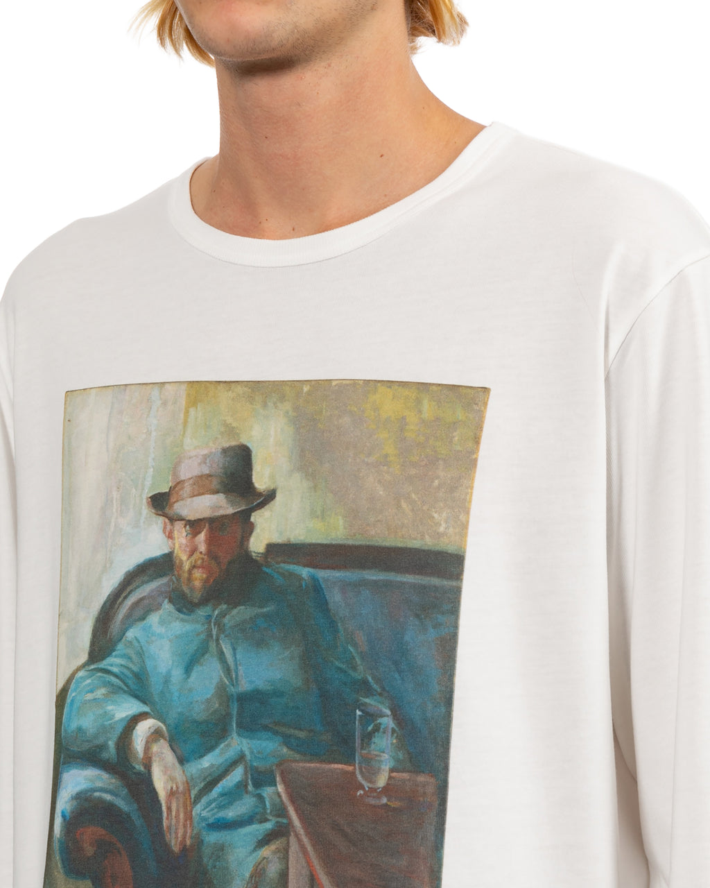 Printed long sleeve tee