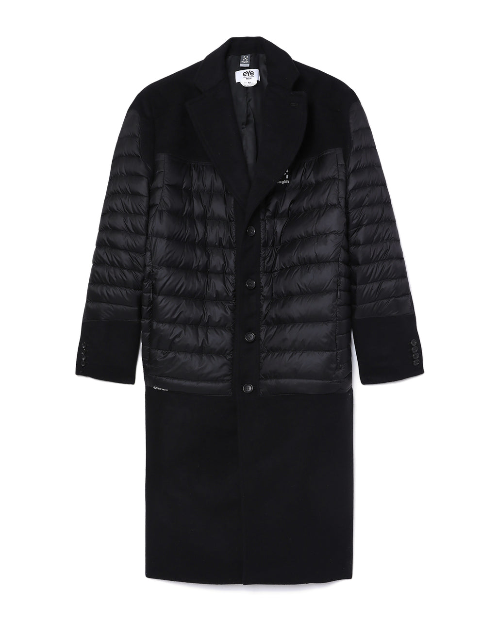 X Haglöfs quilted patchwork coat