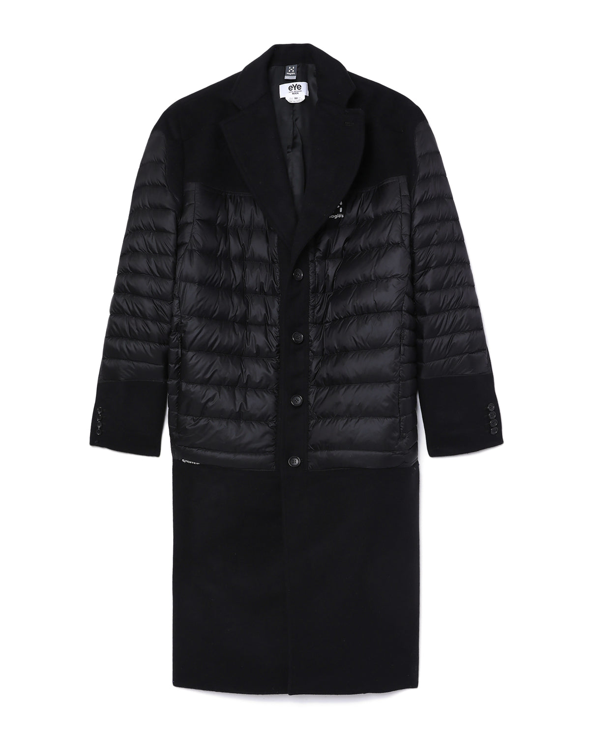 X Haglöfs quilted patchwork coat