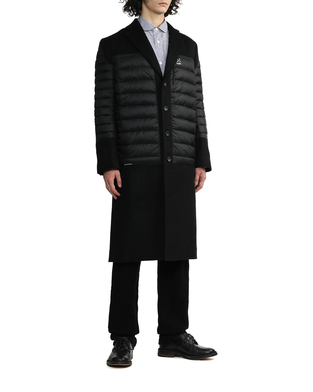 X Haglöfs quilted patchwork coat