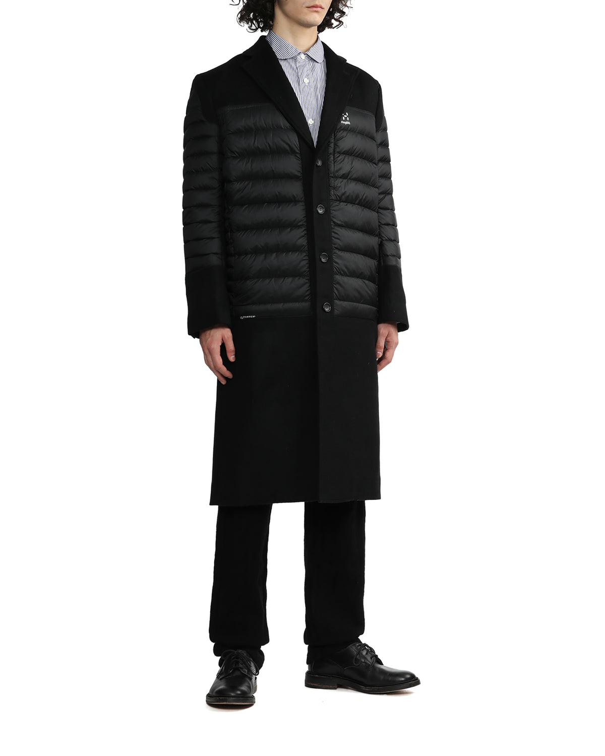 X Haglöfs quilted patchwork coat