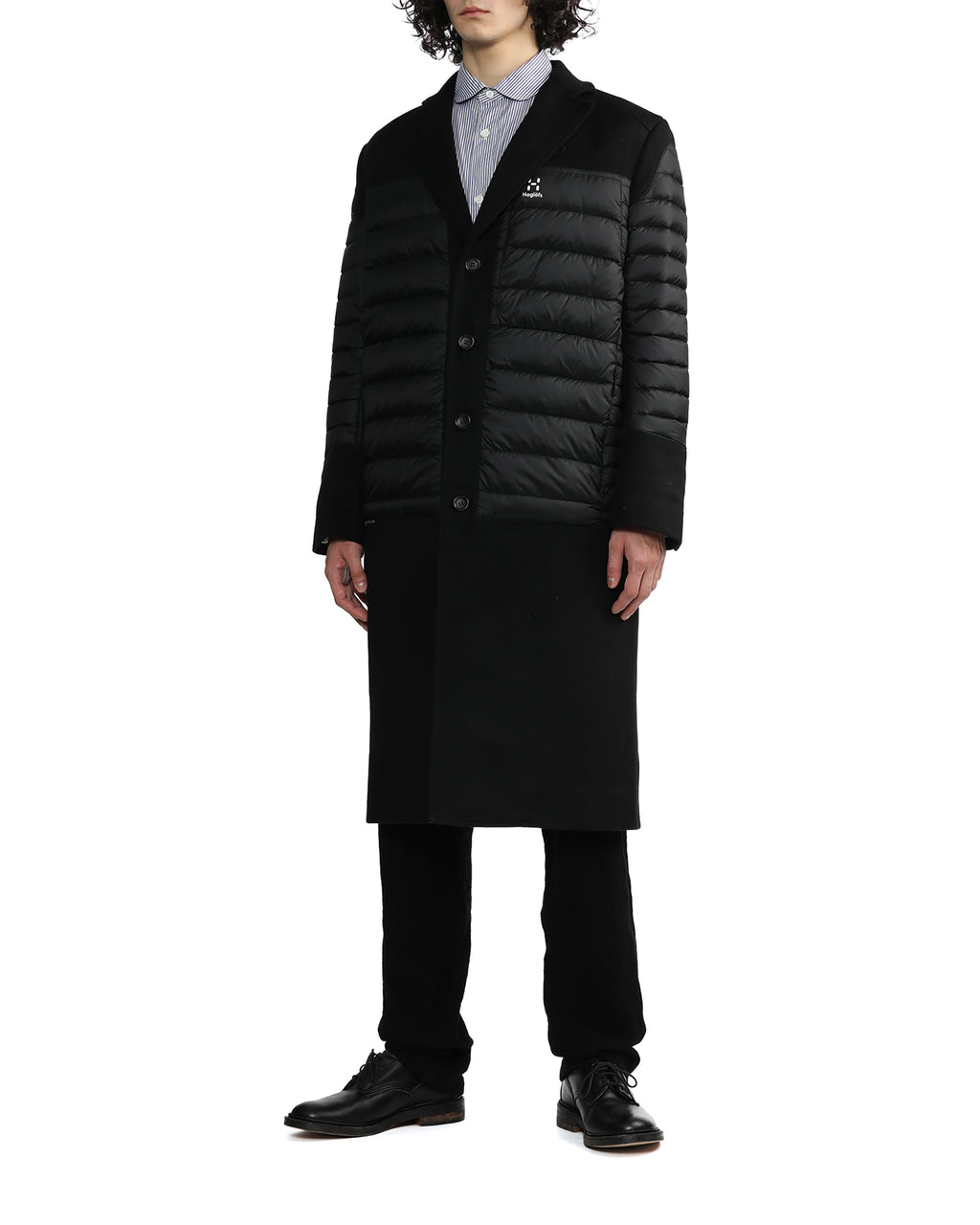 X Haglöfs quilted patchwork coat