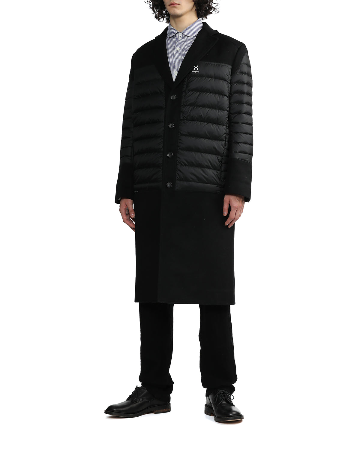 X Haglöfs quilted patchwork coat