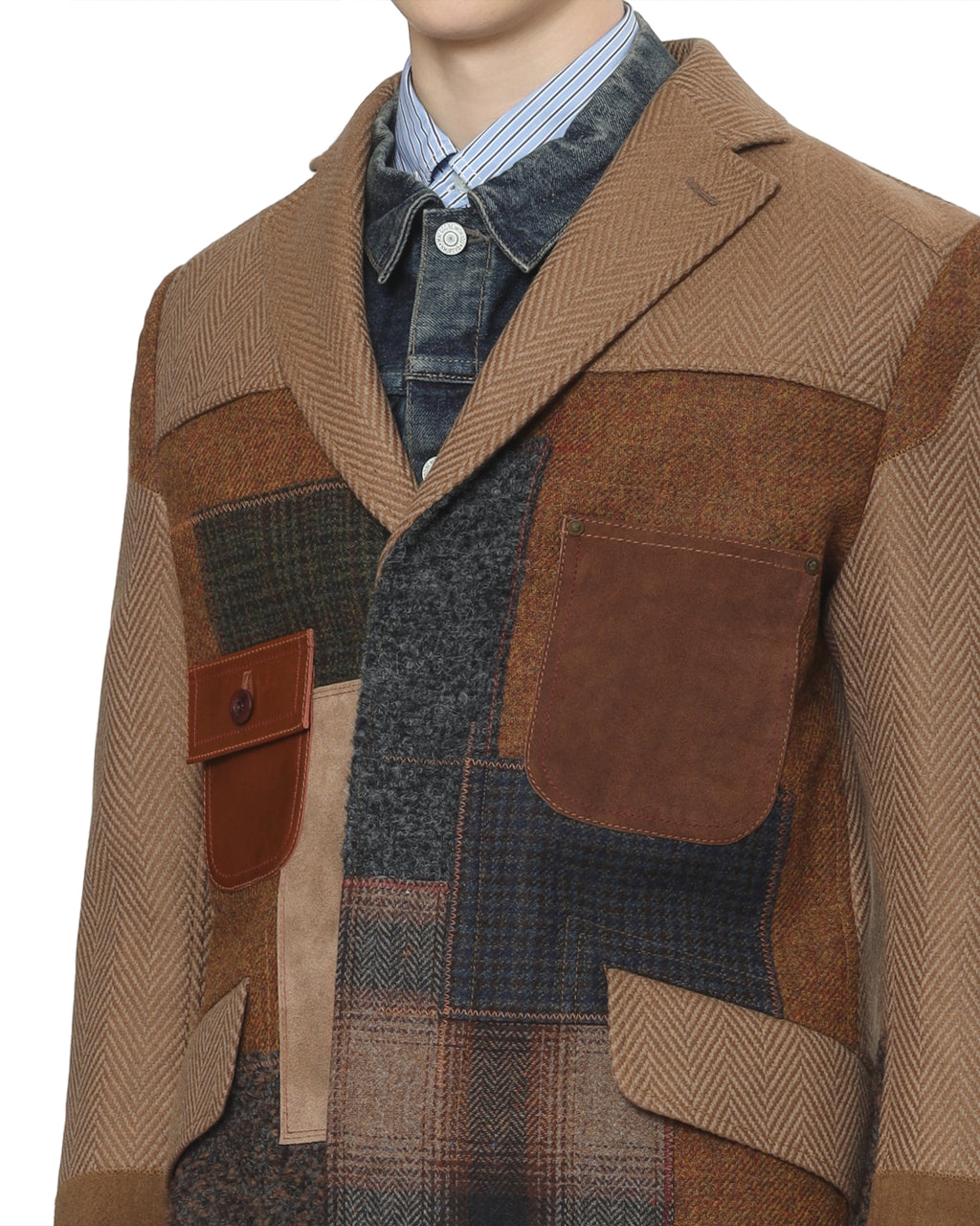 Patchwork coat