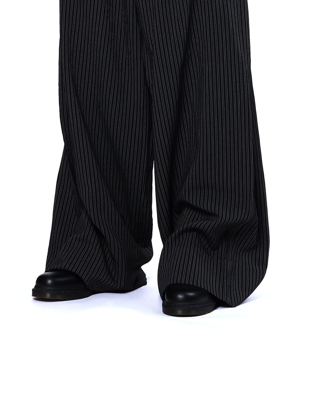 Striped wide pants