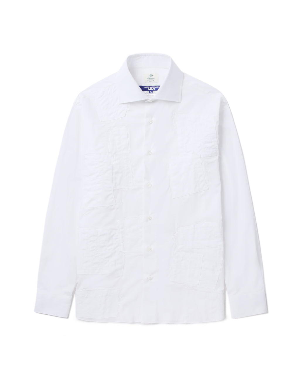 Contrast patch shirt