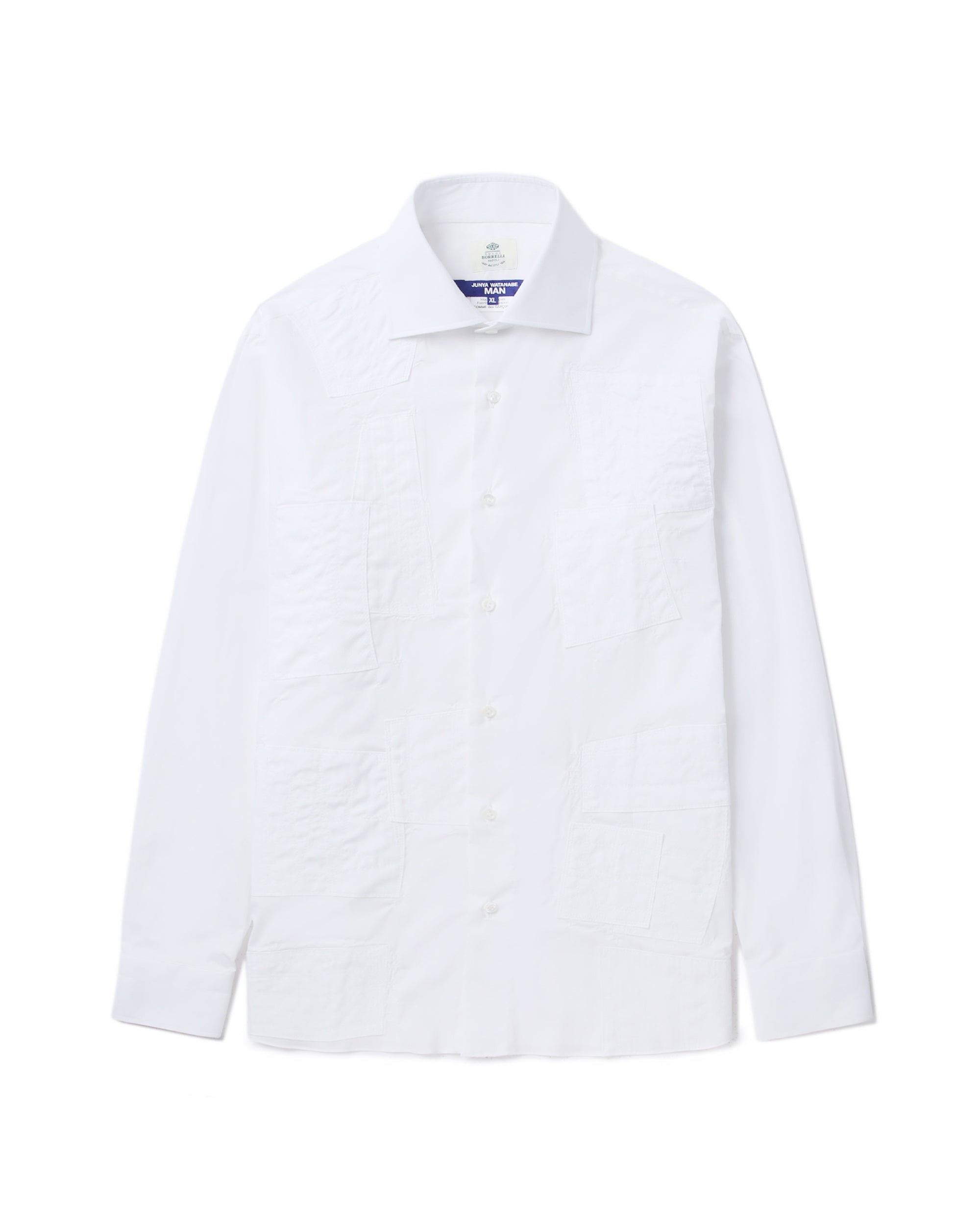 Contrast patch shirt