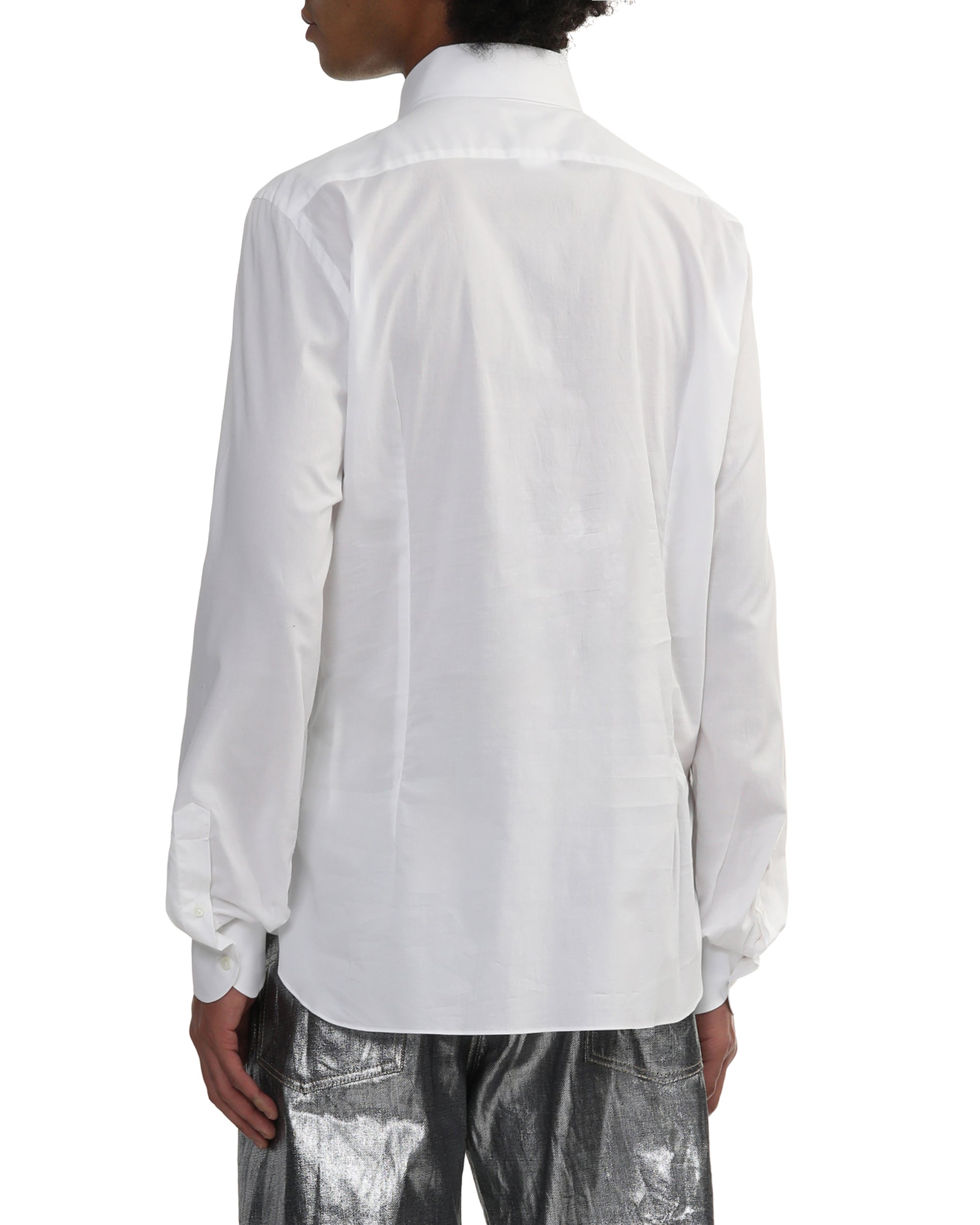 Contrast patch shirt