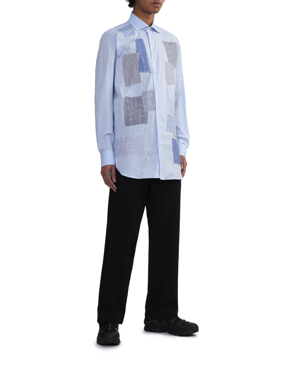 Mix patch shirt
