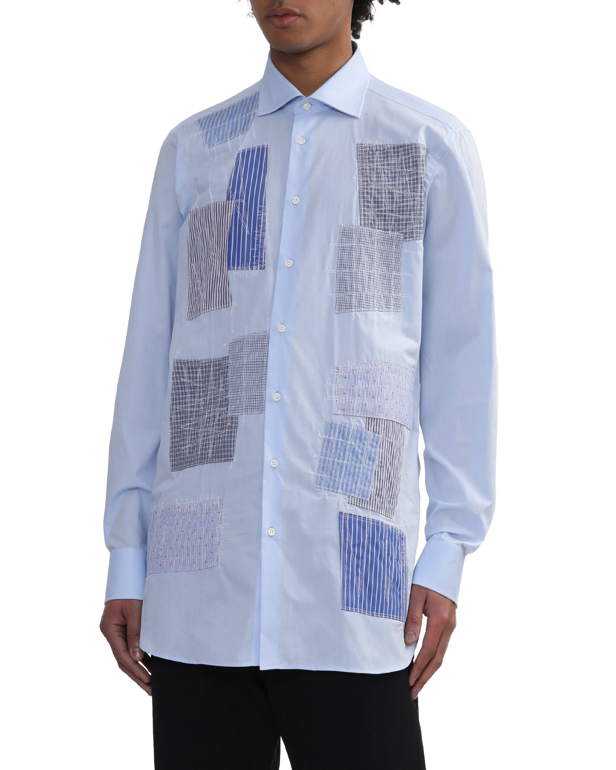 Mix patch shirt