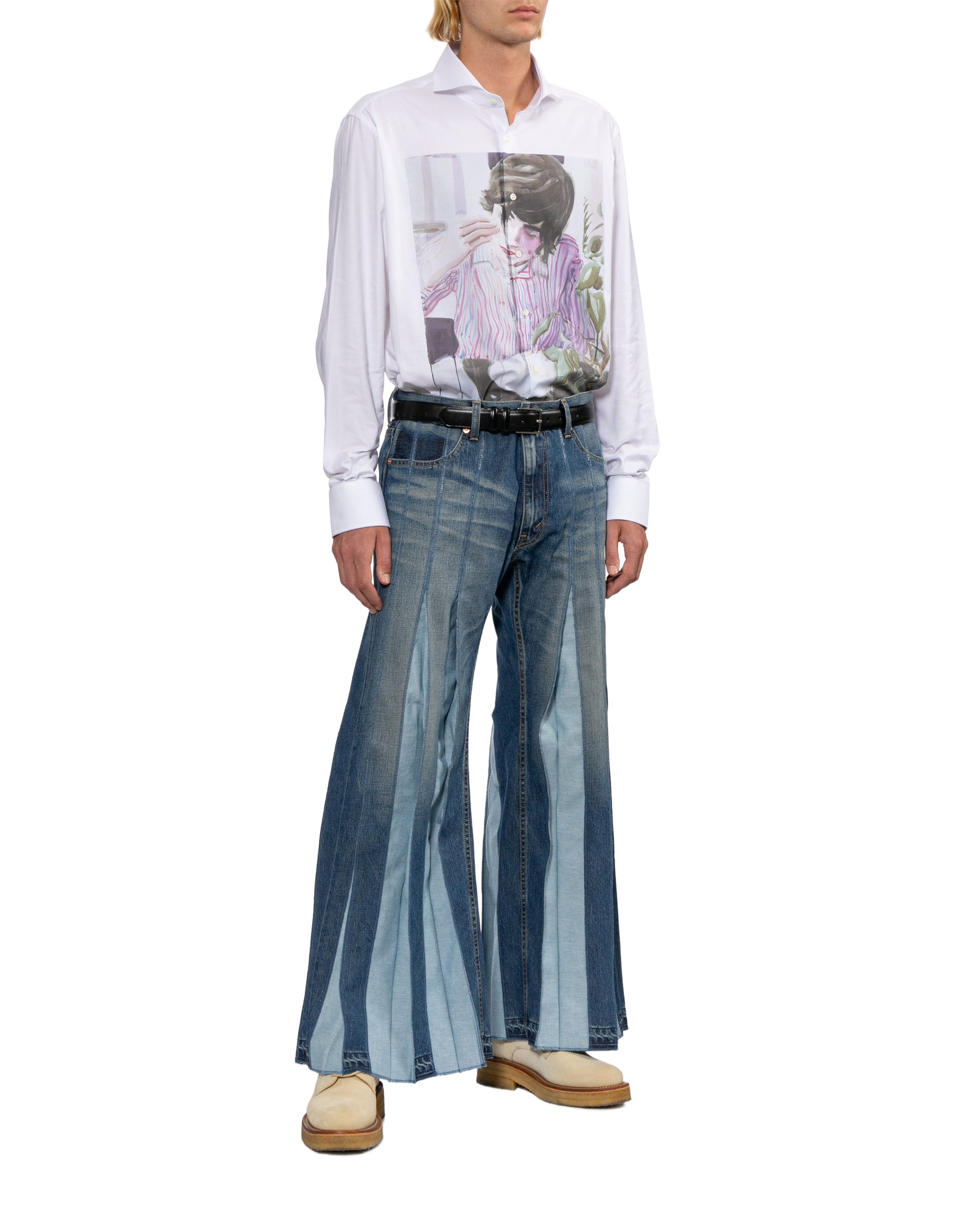 Printed long sleeve shirt