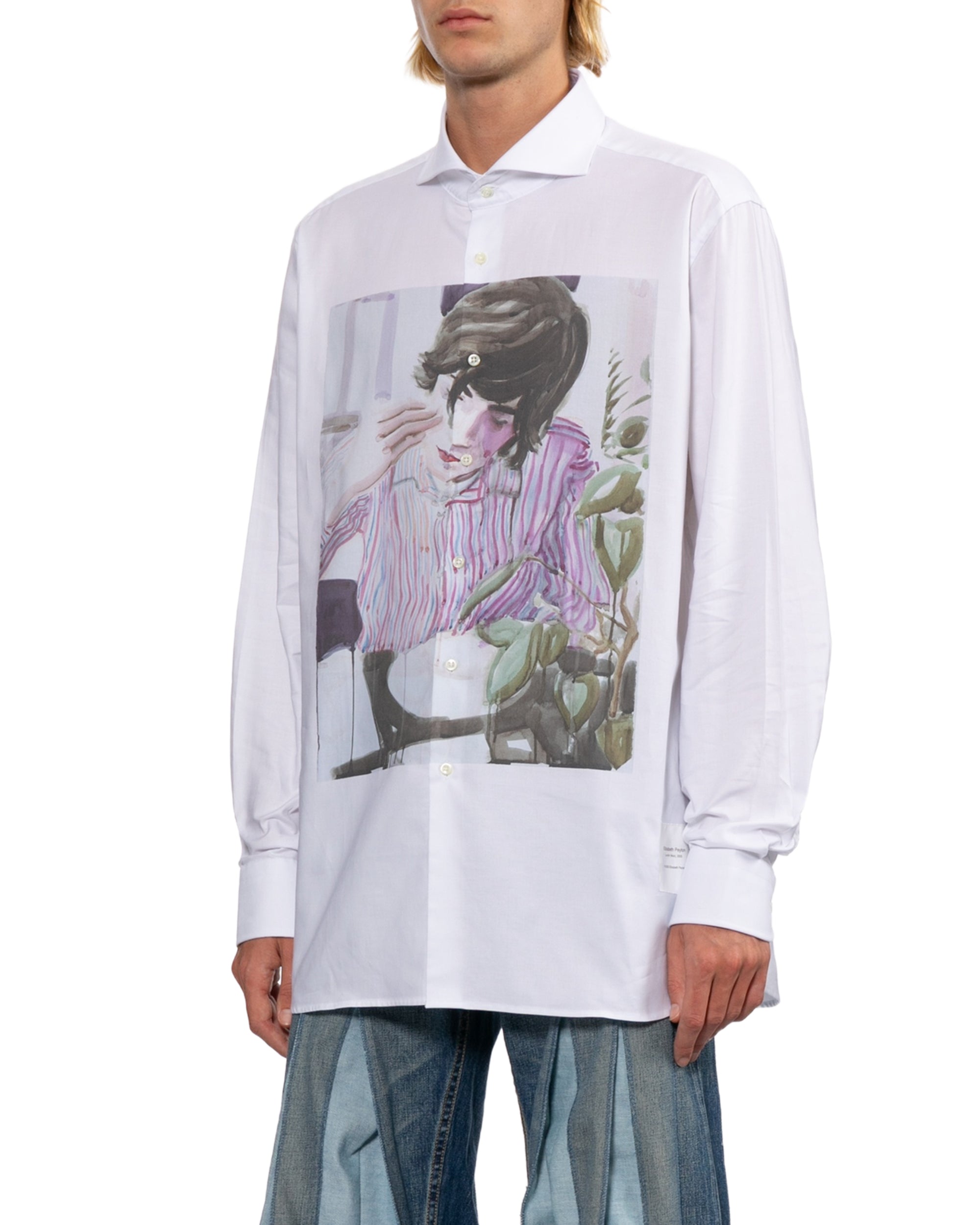 Printed long sleeve shirt