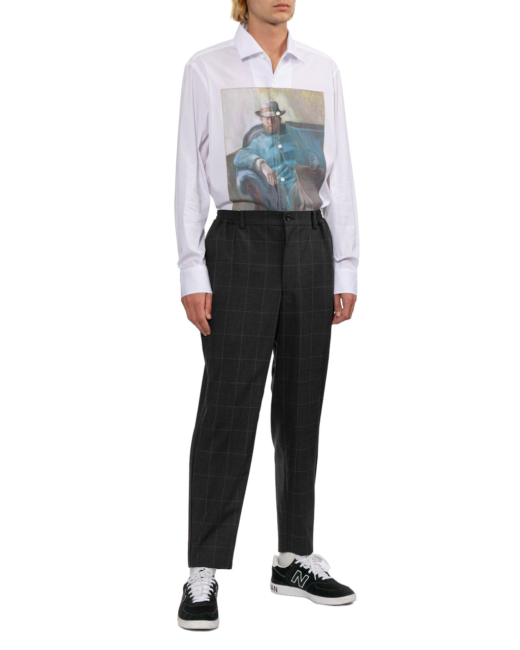 Printed long sleeve shirt