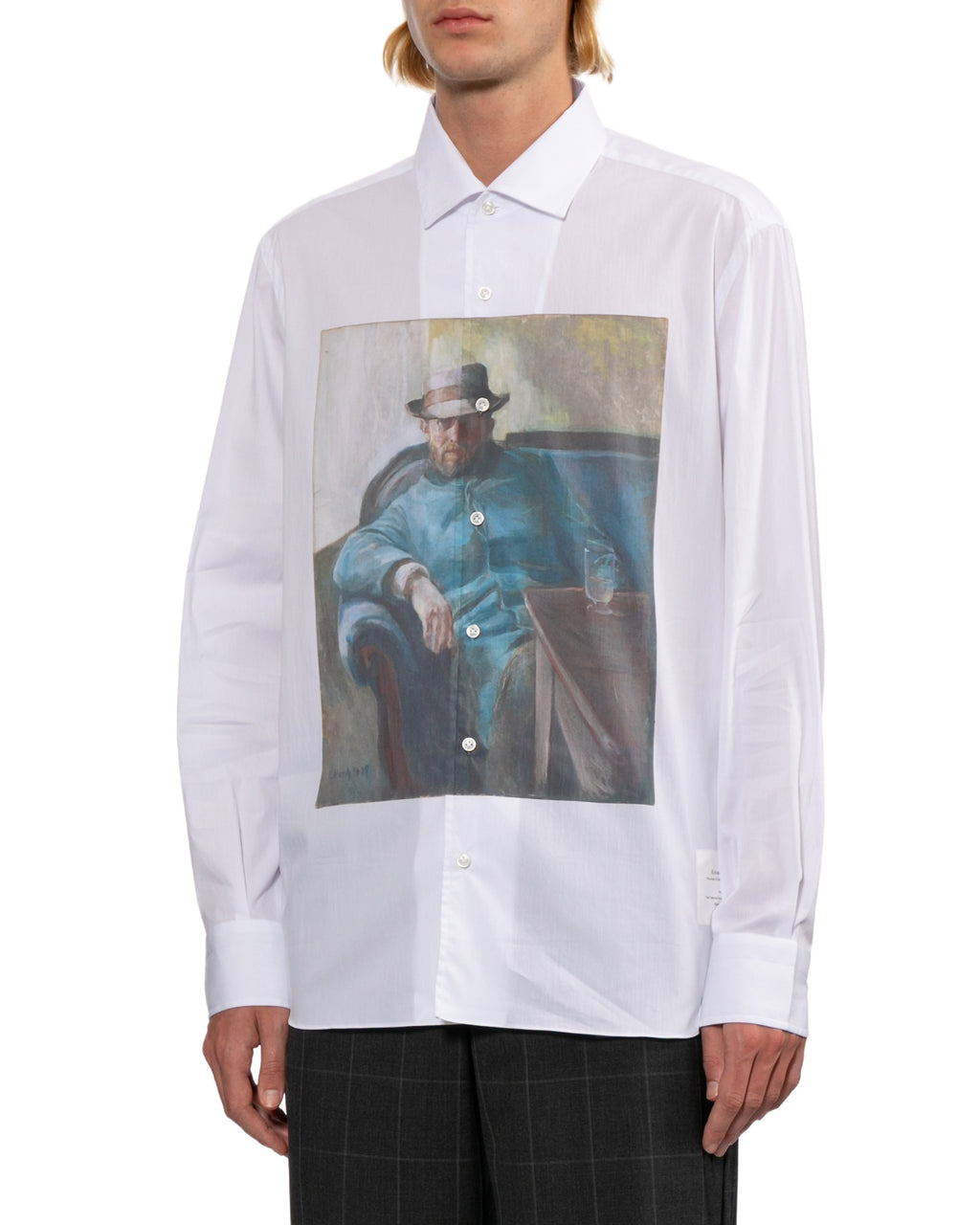 Printed long sleeve shirt