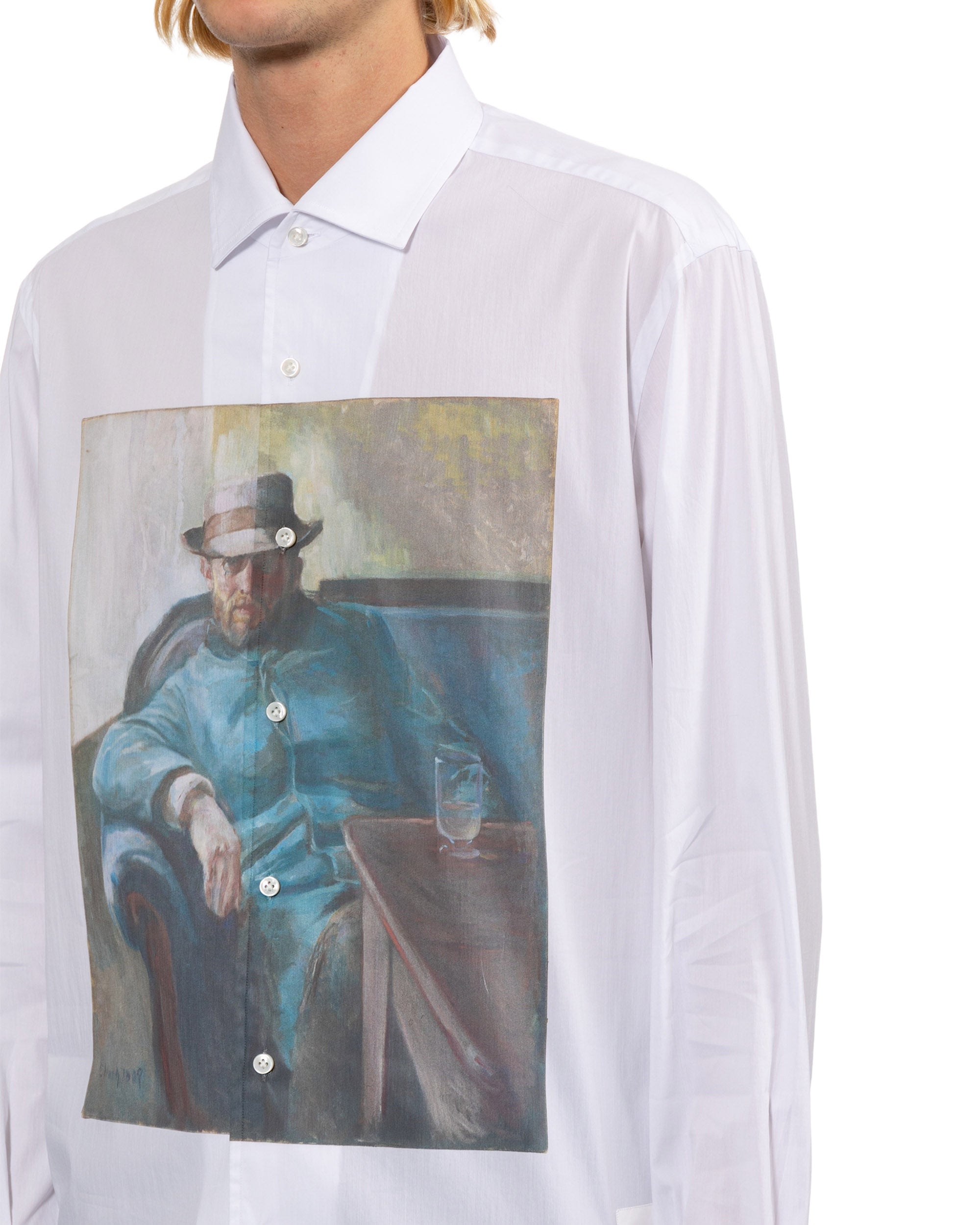 Printed long sleeve shirt