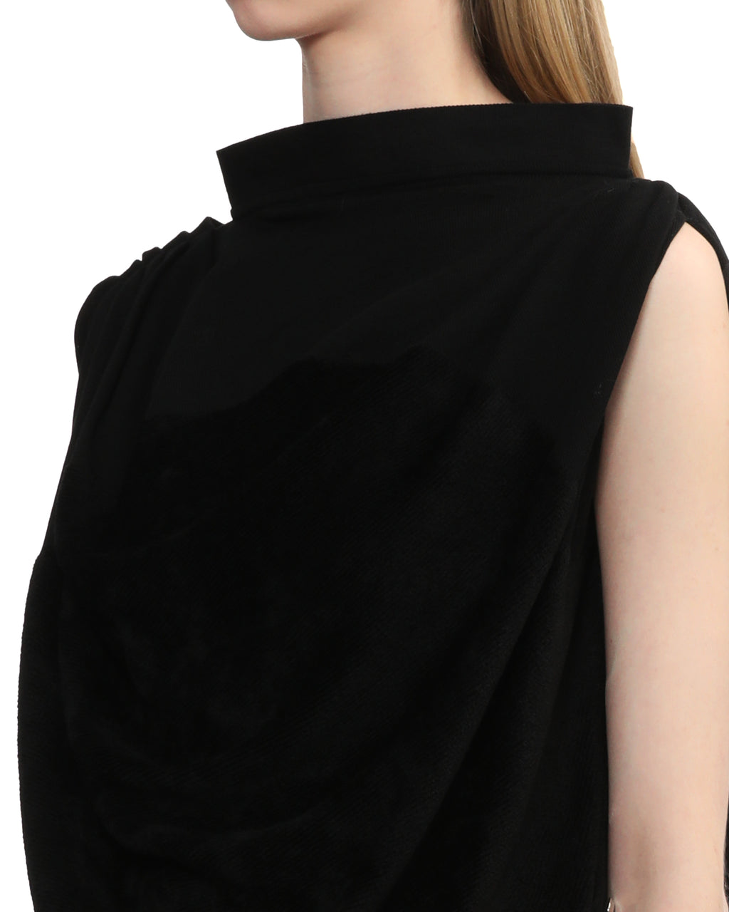 Asymmetric knitted top