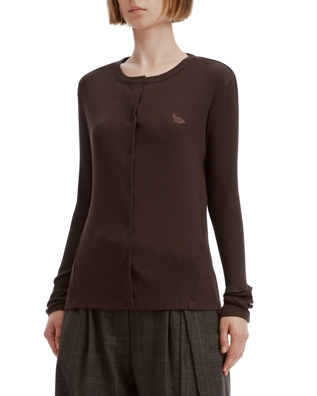Ribbed cardigan