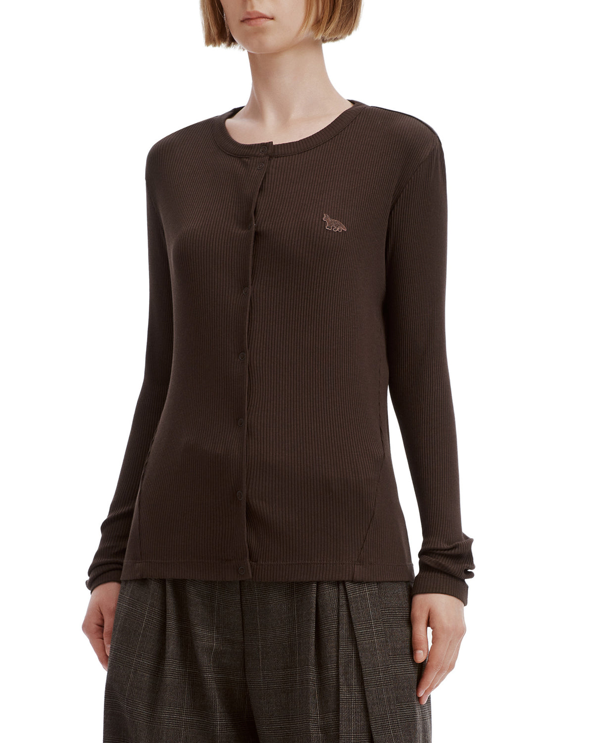 Ribbed cardigan