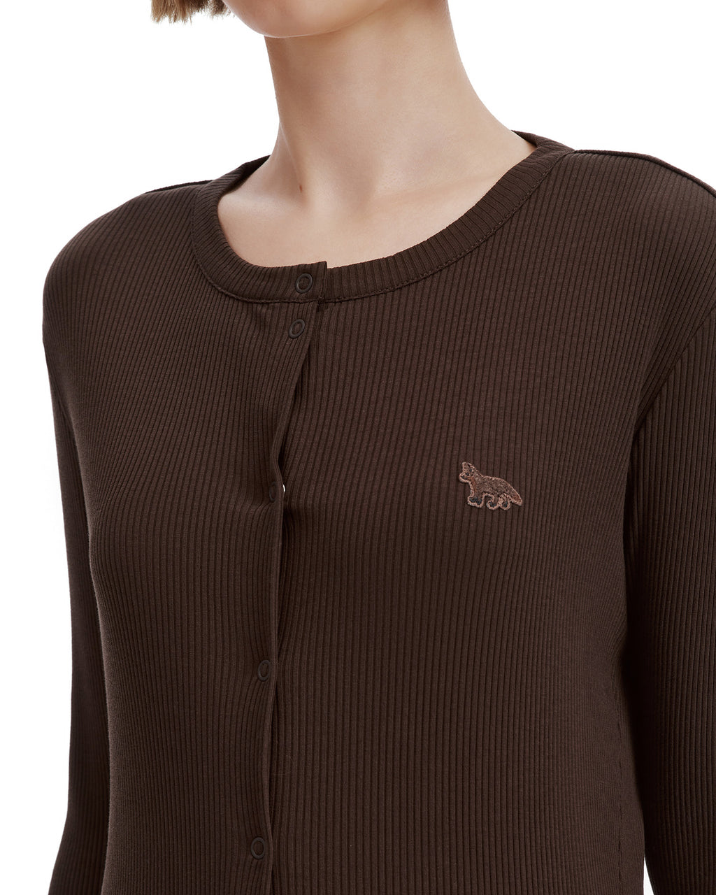 Ribbed cardigan