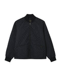 Quilted bomber jacket