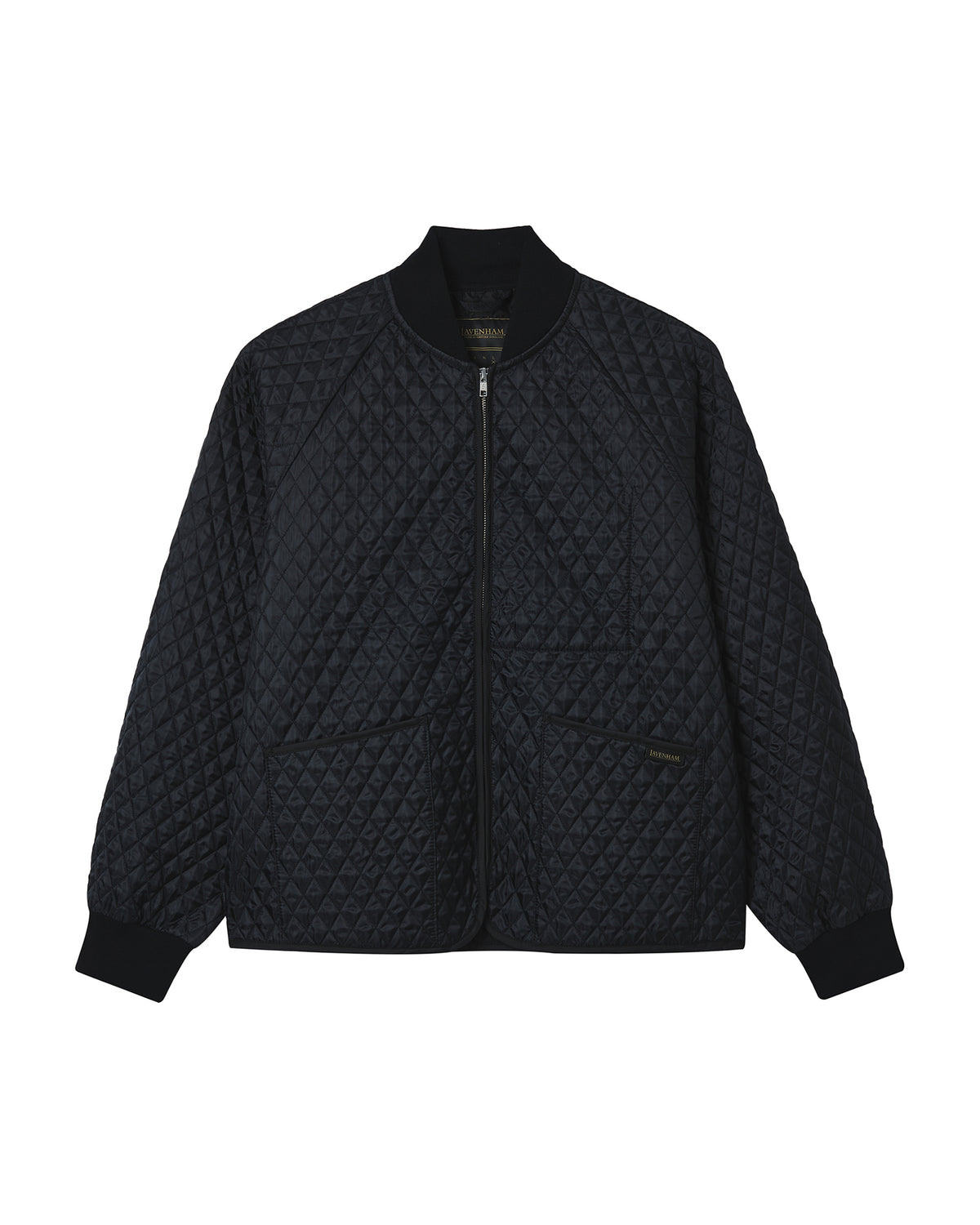 Quilted bomber jacket
