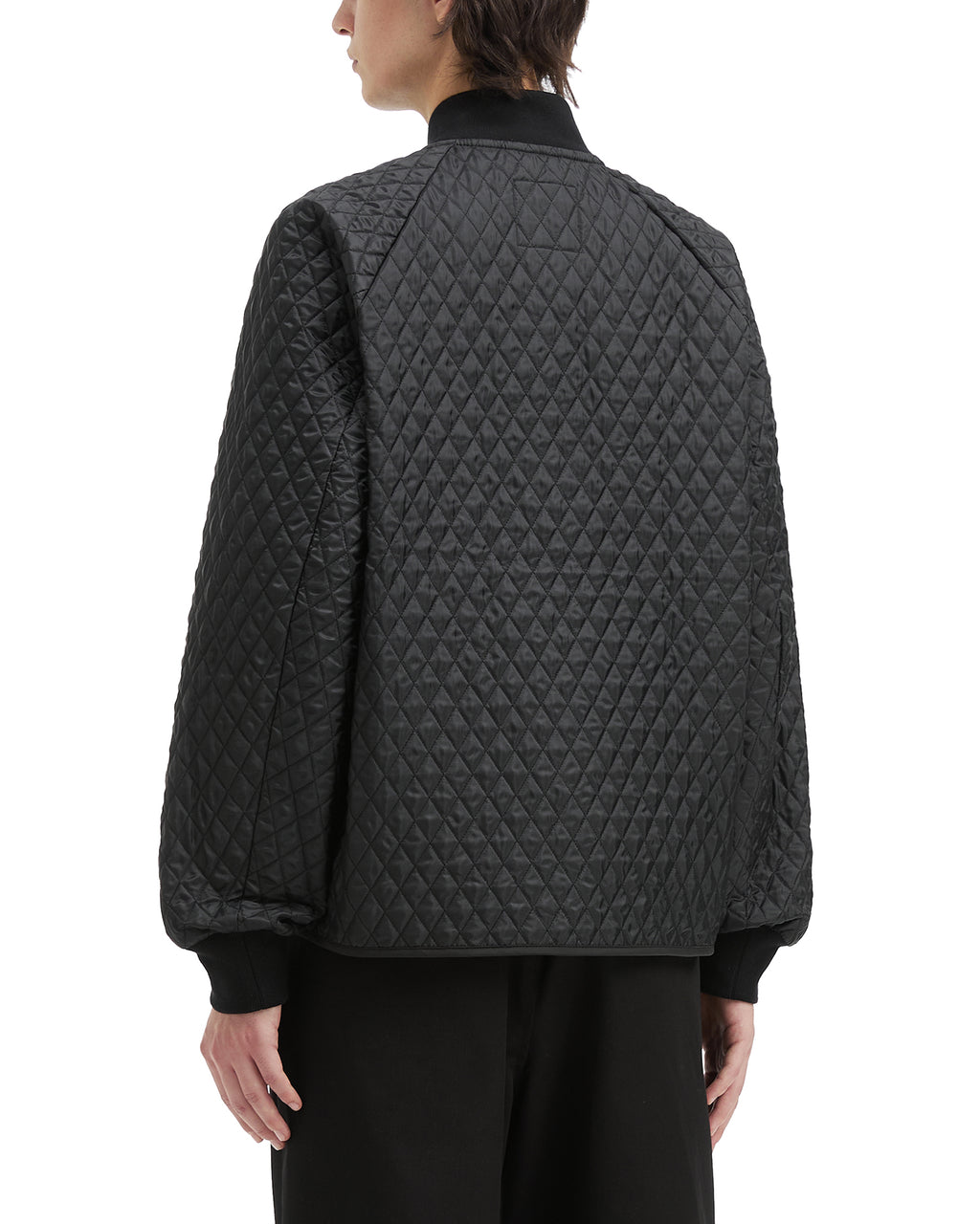 Quilted bomber jacket