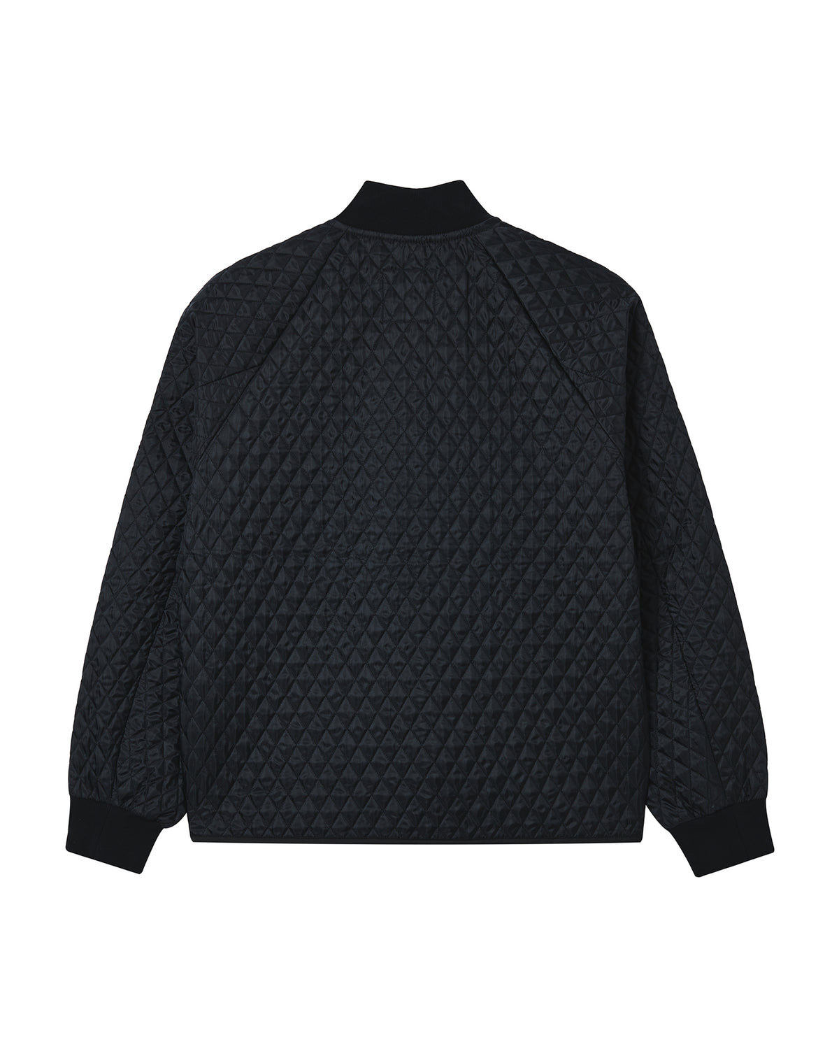 Quilted bomber jacket