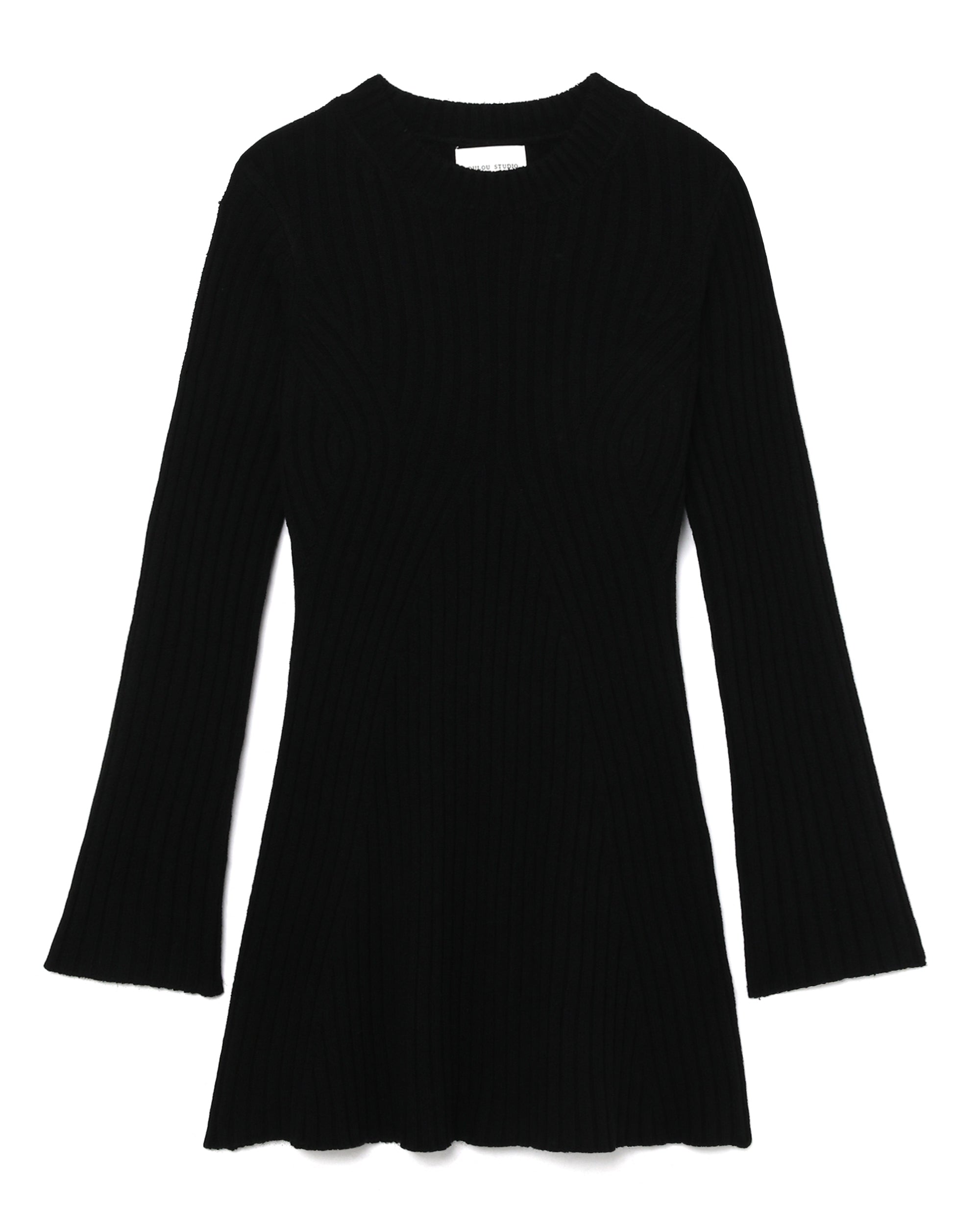 Knitted flare dress