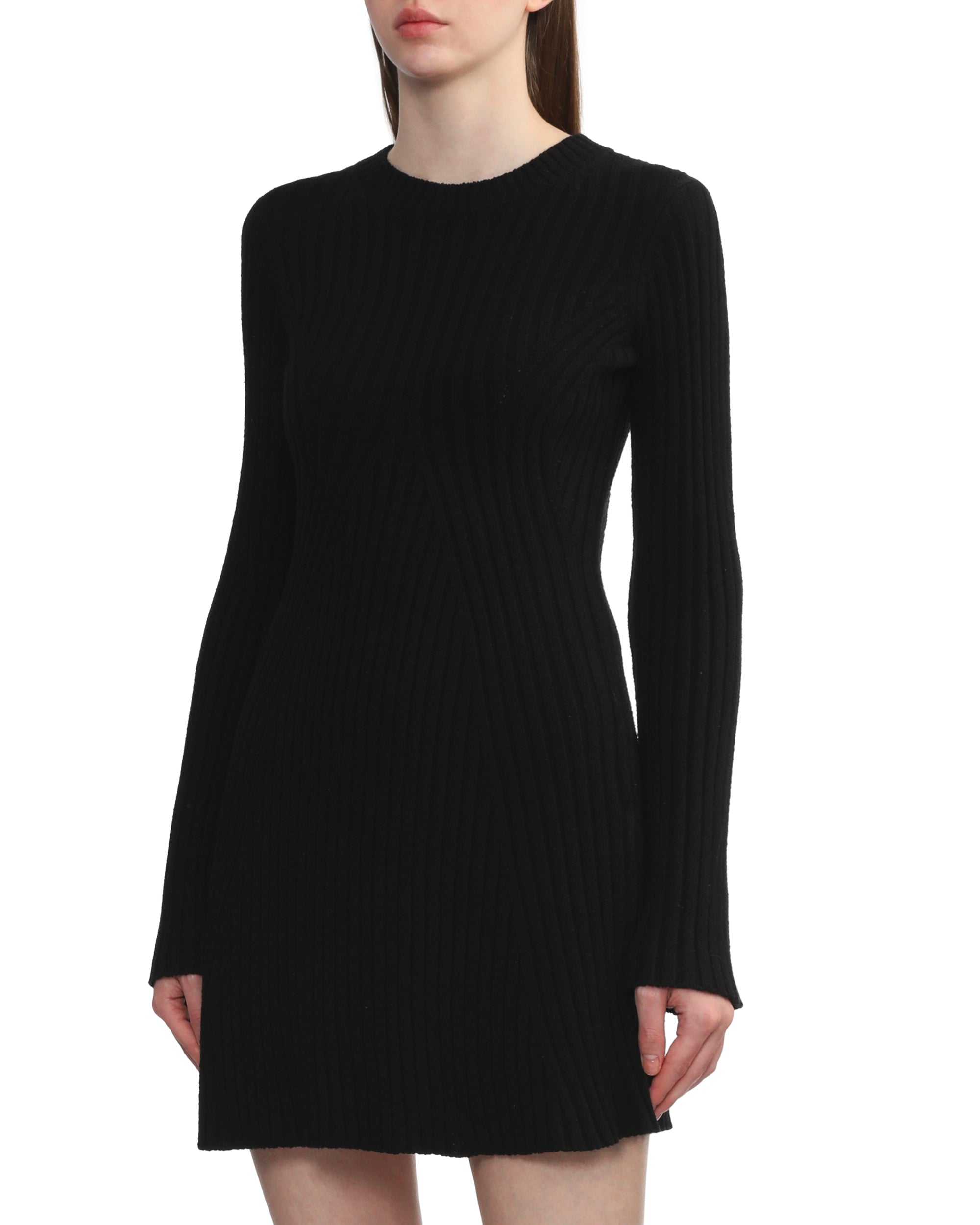 Knitted flare dress
