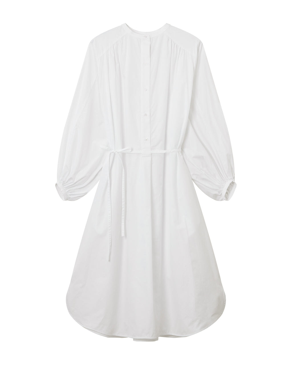 Belted midi dress