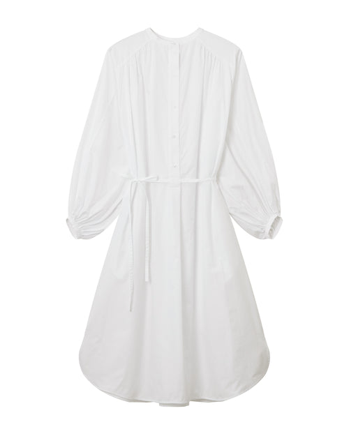 Belted midi dress