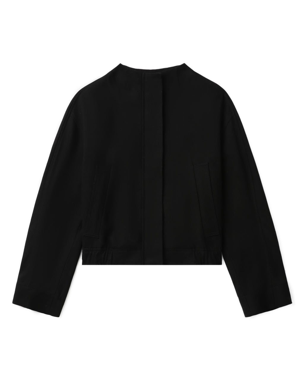 Mock neck jacket