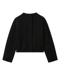 Mock neck jacket