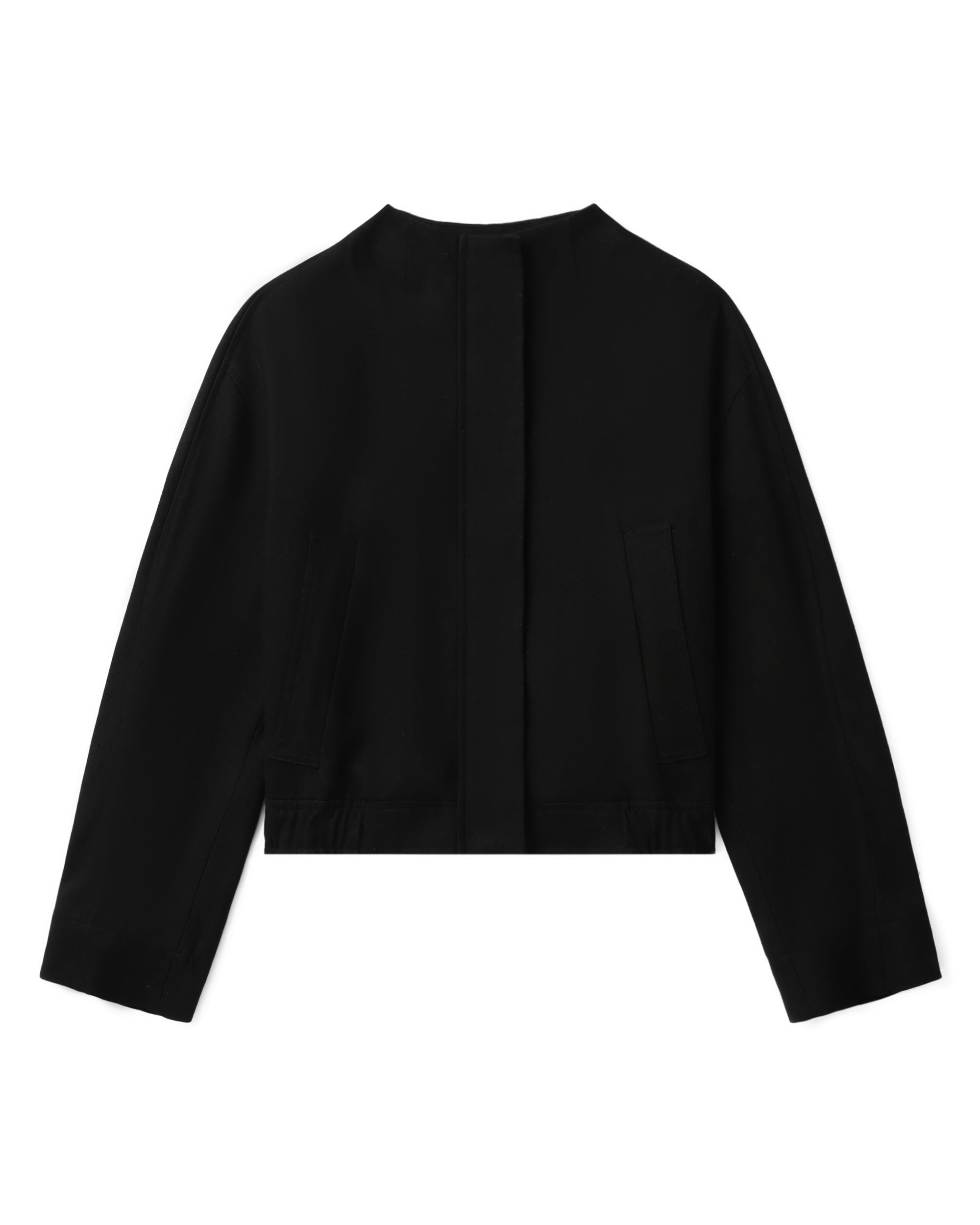 Mock neck jacket