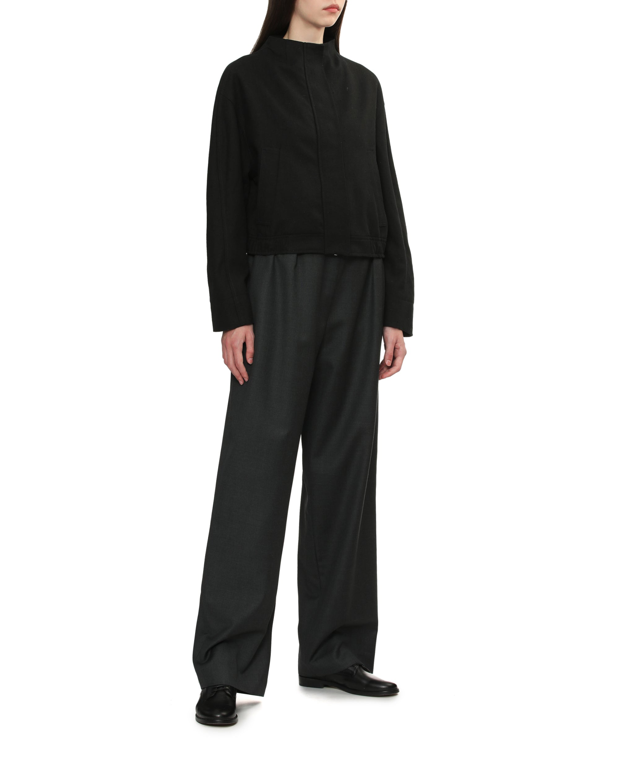 Mock neck jacket