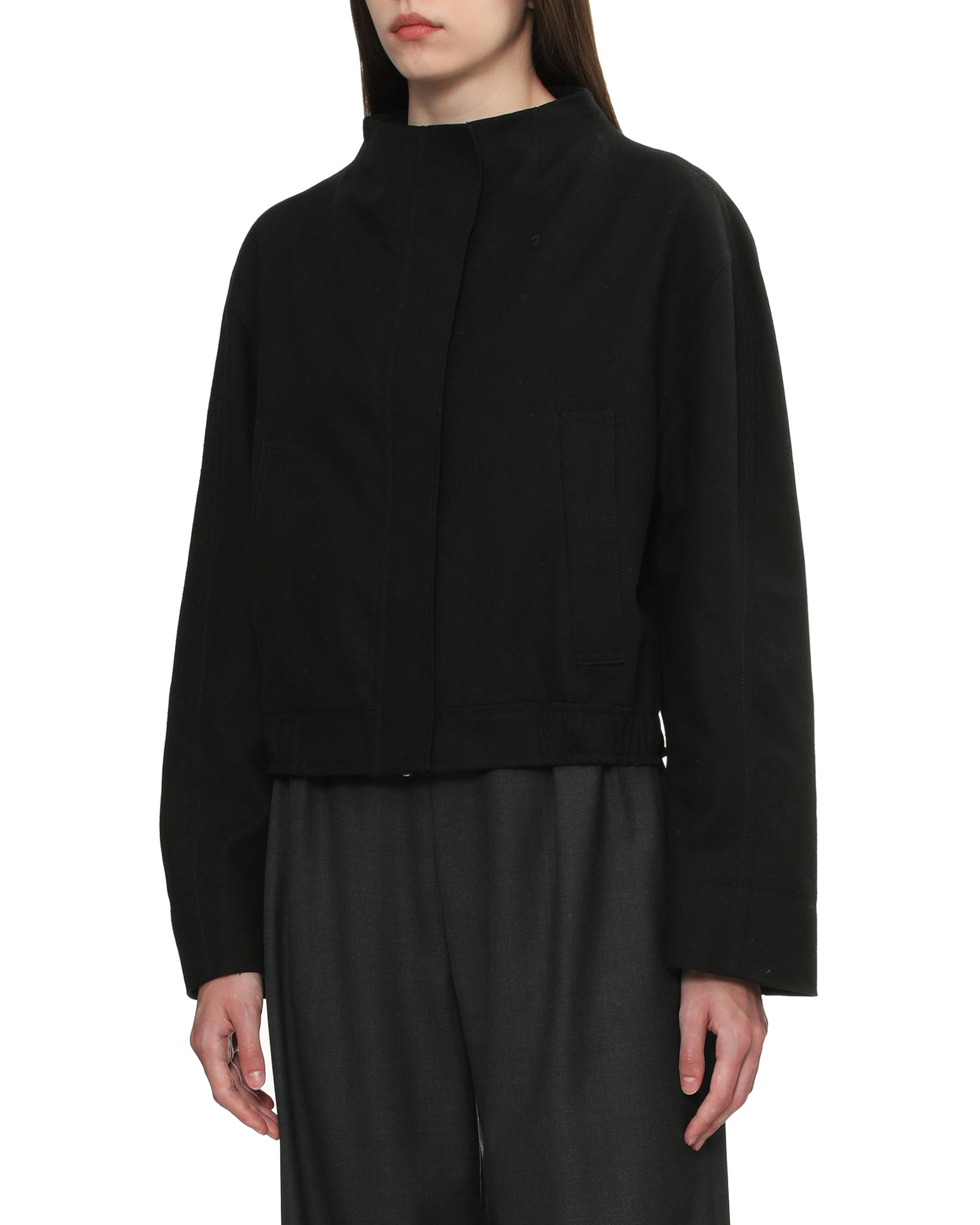 Mock neck jacket