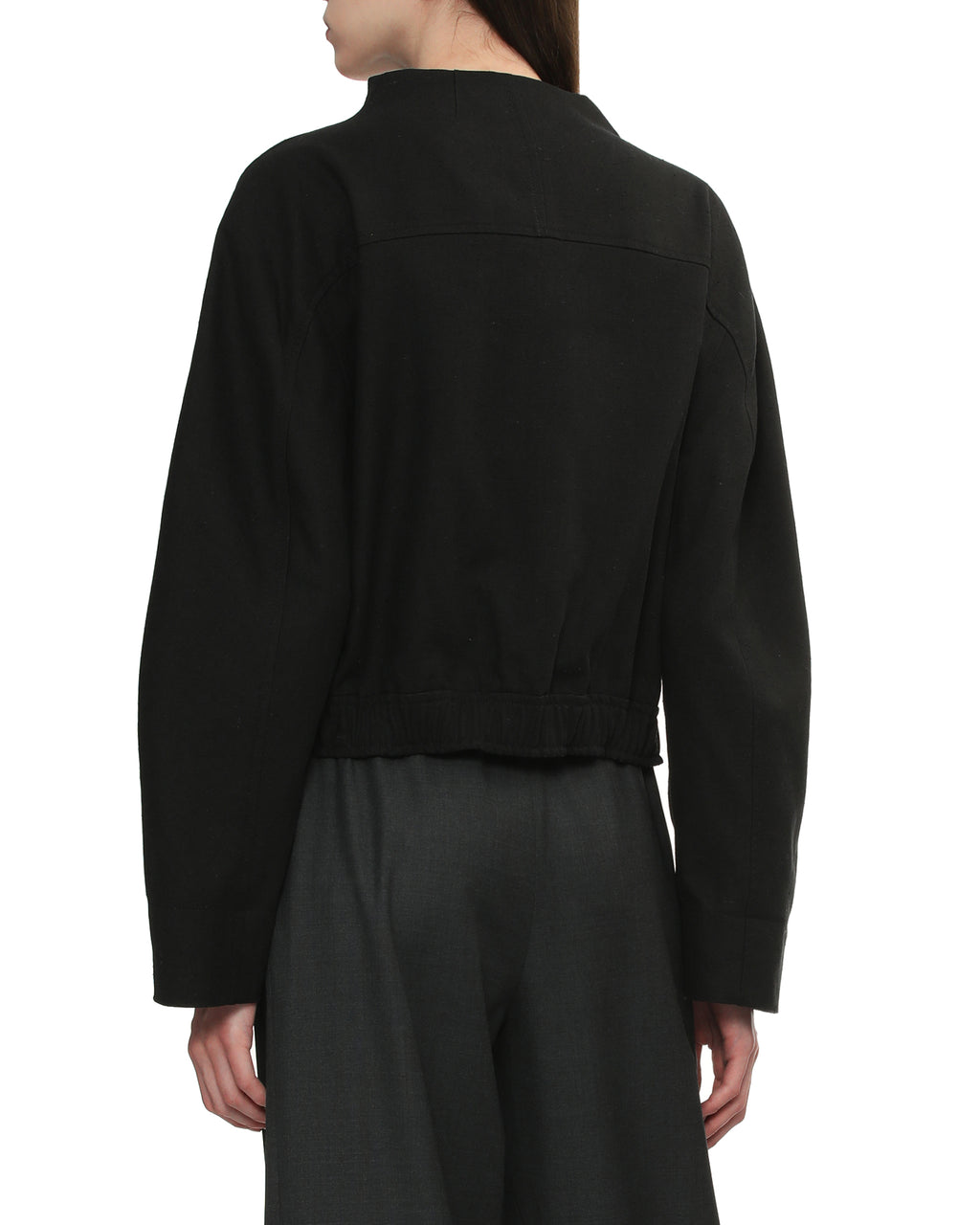 Mock neck jacket