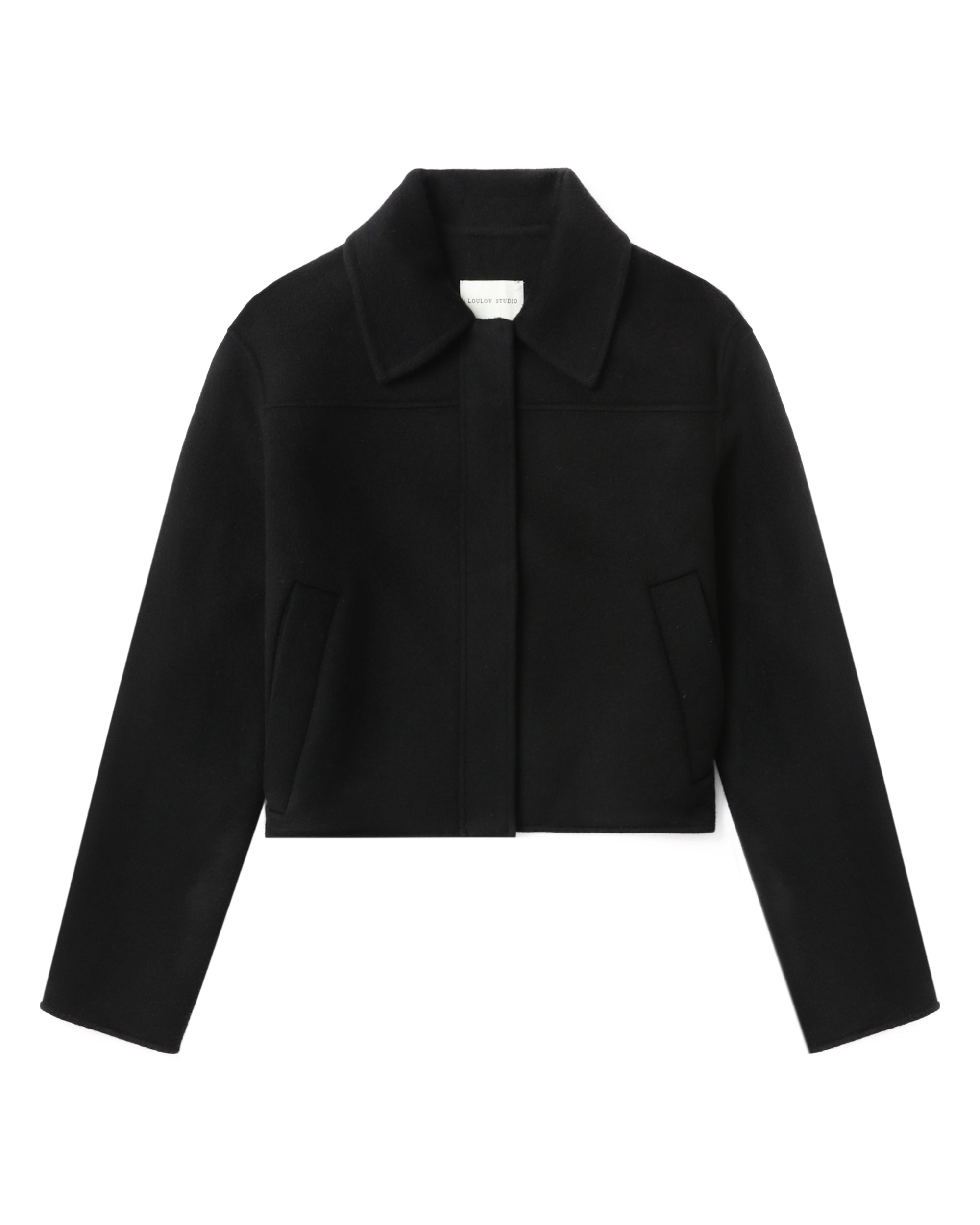 Short boxy coat