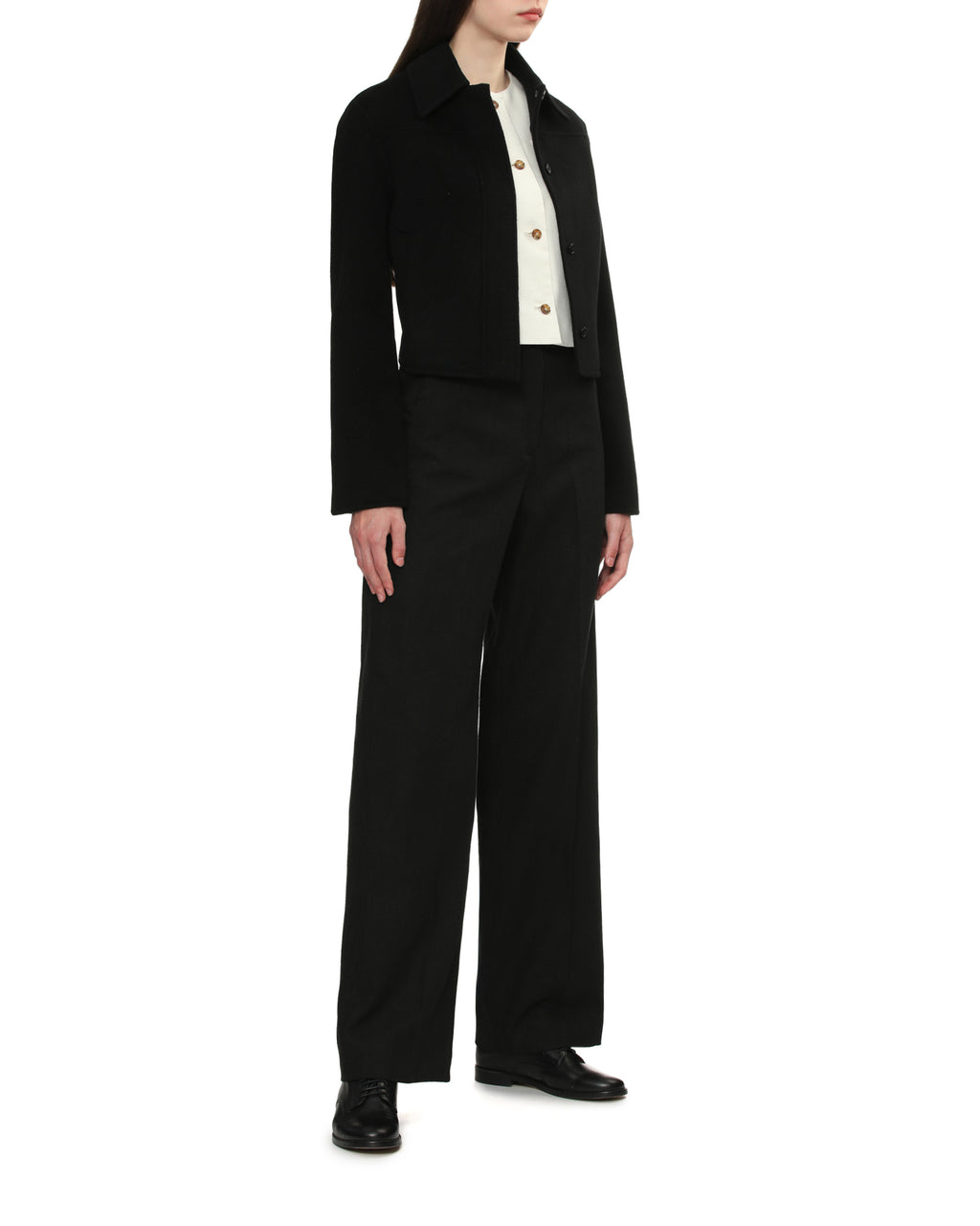 Short boxy coat