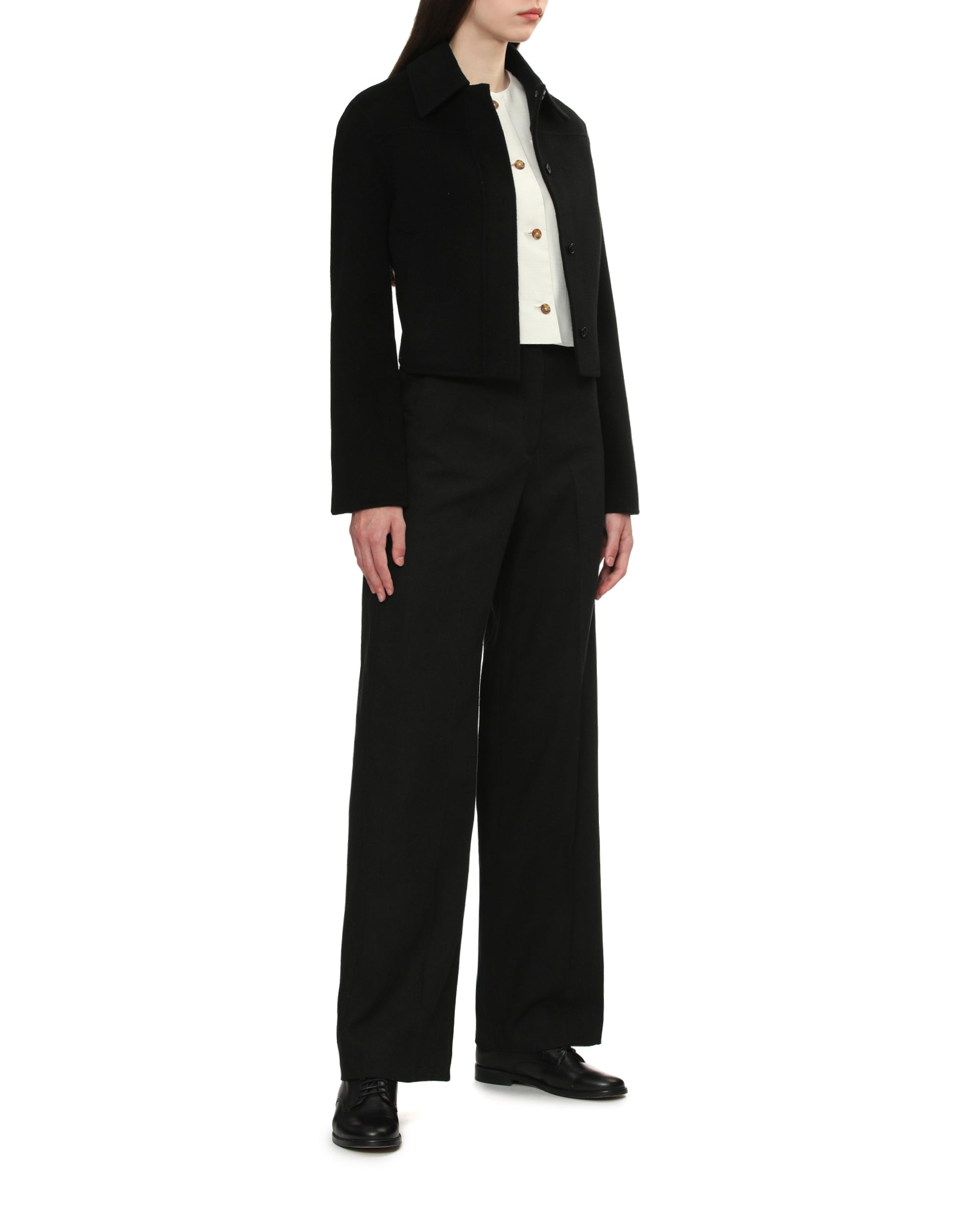 Short boxy coat